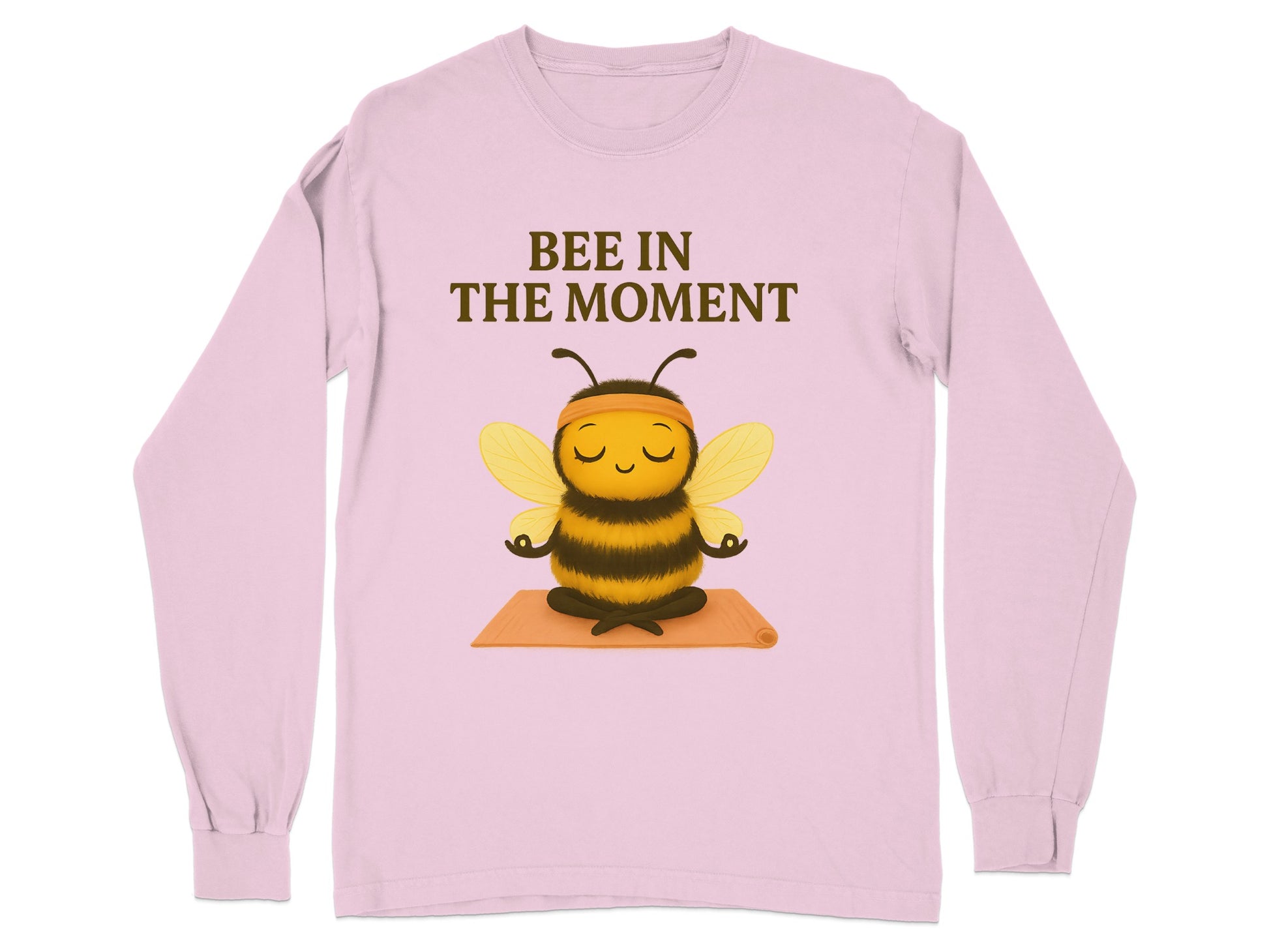 Bee In The Moment Cute Yoga Bee Long Sleeve Shirt product