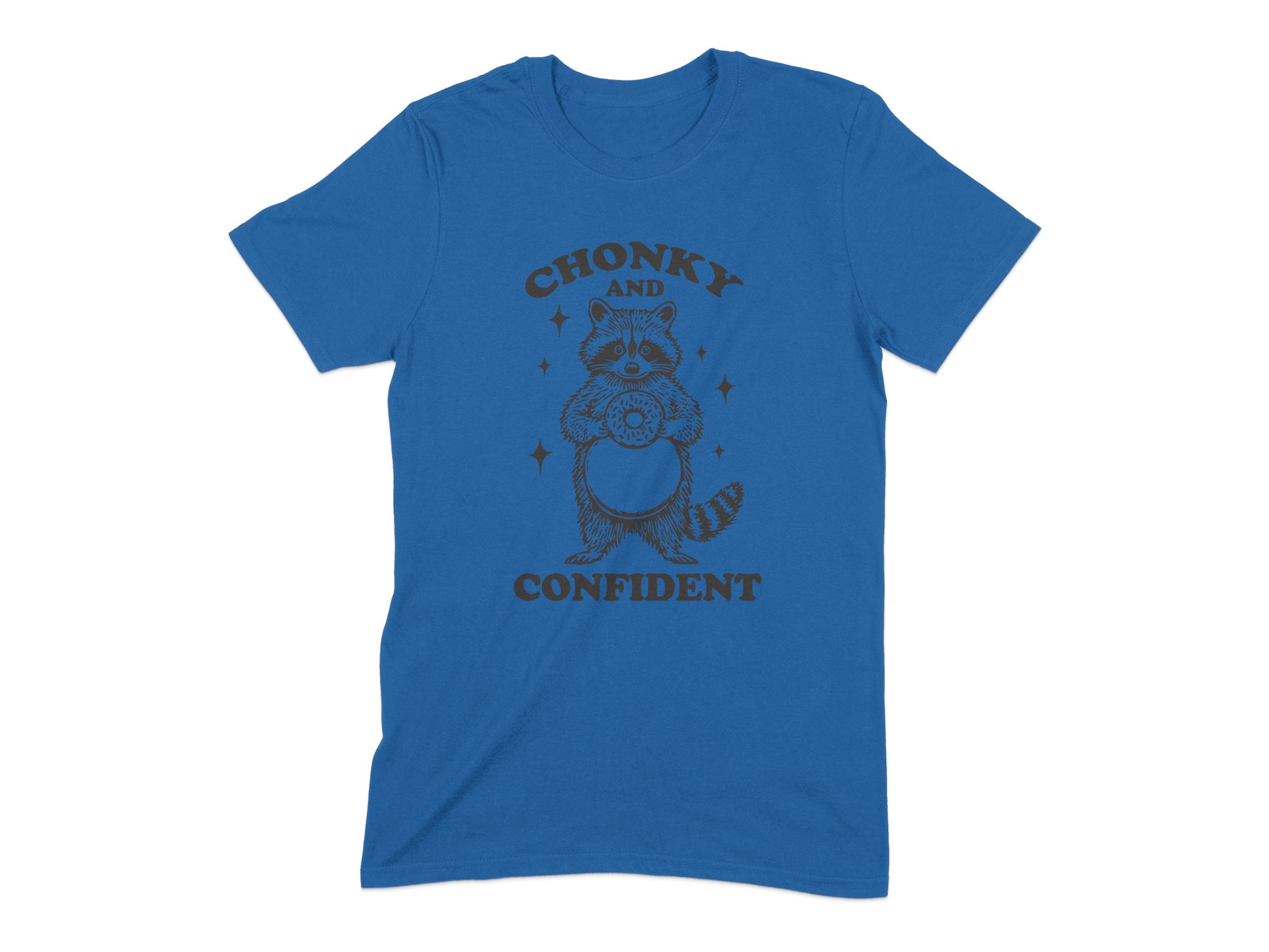 Chonky And Confident Graphic Teal T-shirt product
