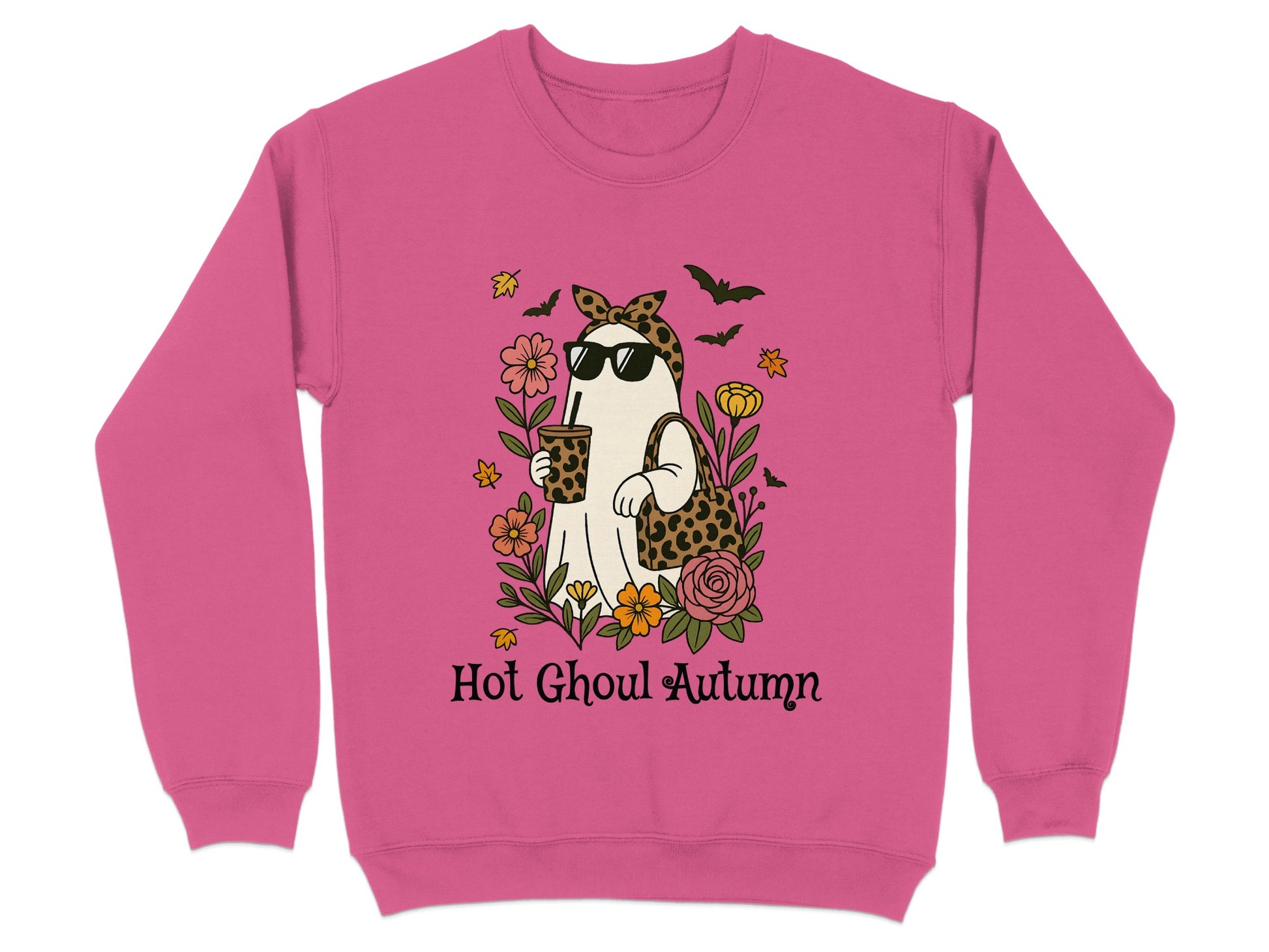 Hot Ghoul Autumn Halloween Sweatshirt product type