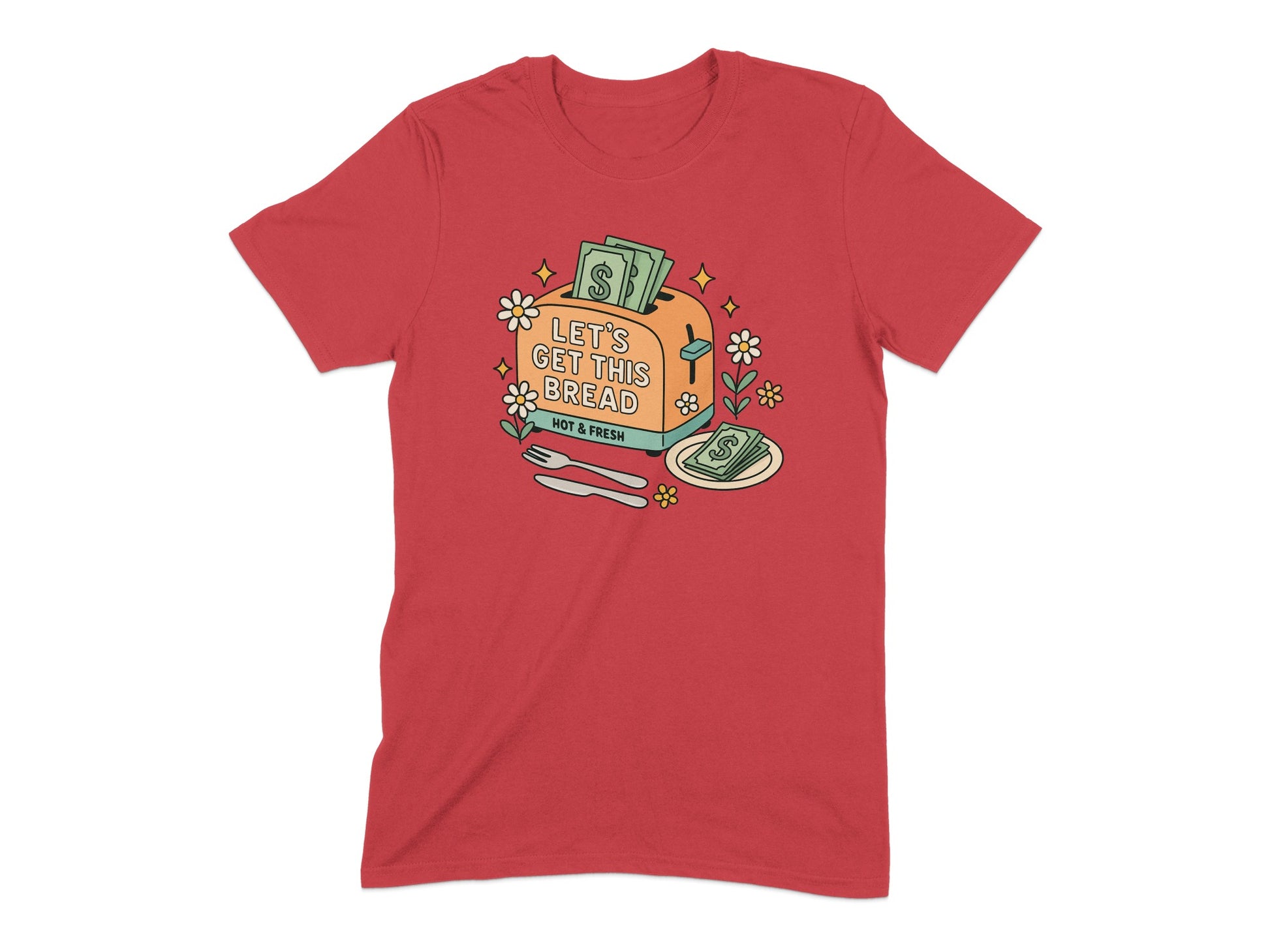 Let's Get This Bread Nostalgic Graphic Tee product type