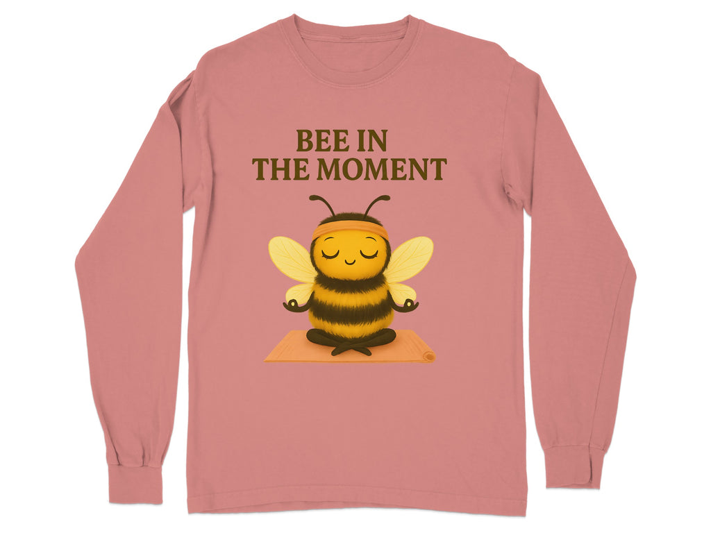 Bee In The Moment Yoga Meditating Bee Shirt product type