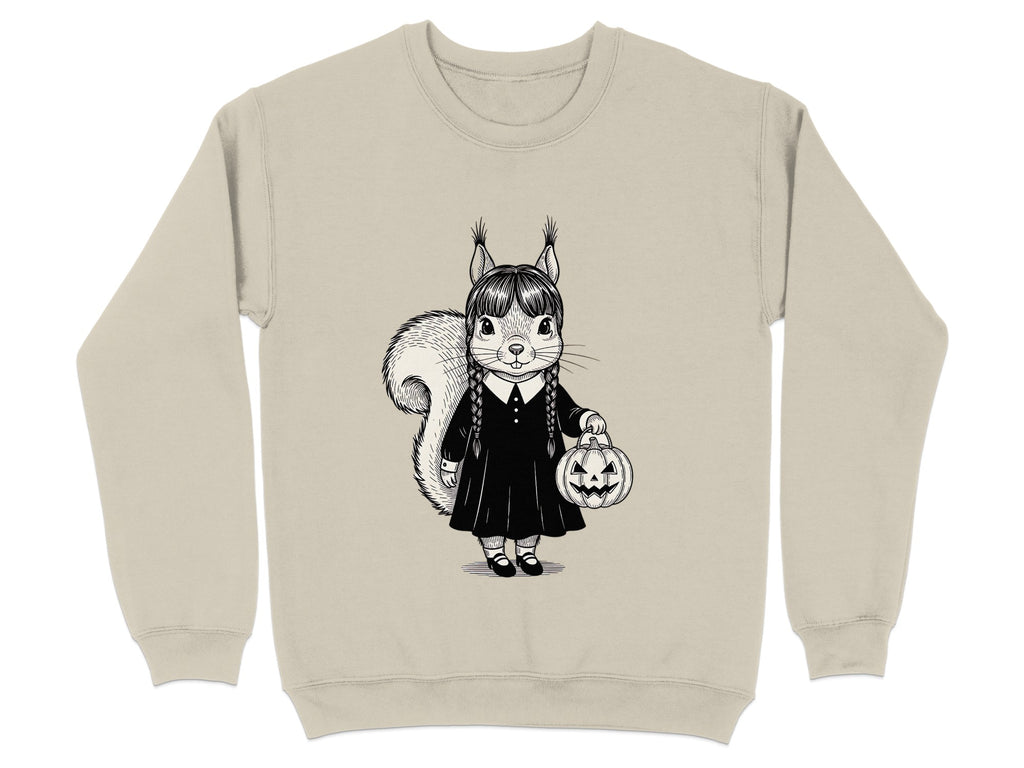 Girl Squirrel with Braids and Pumpkin Sweatshirt product
