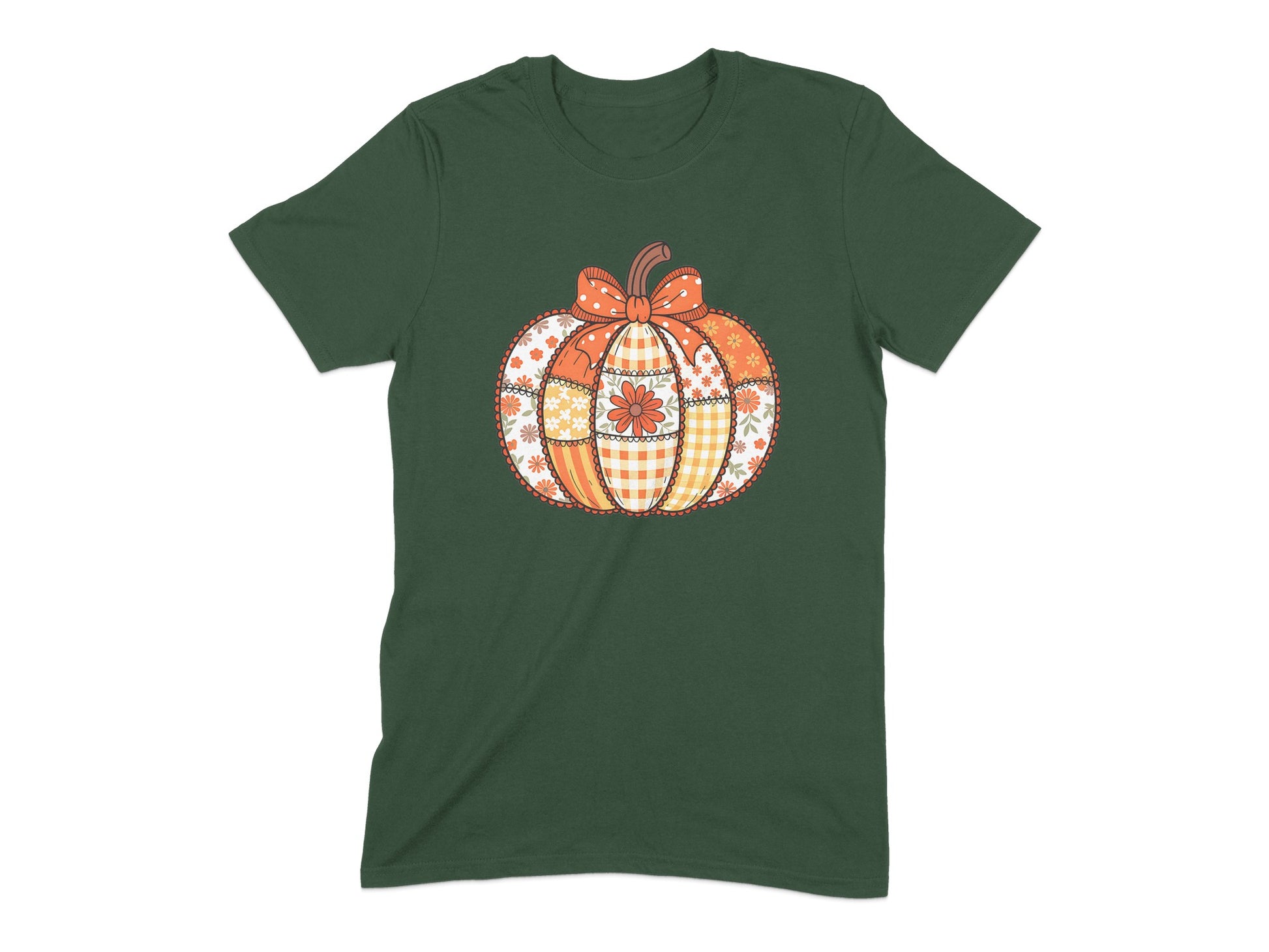 Festive Pumpkin Graphic Autumn Themed T-Shirt product