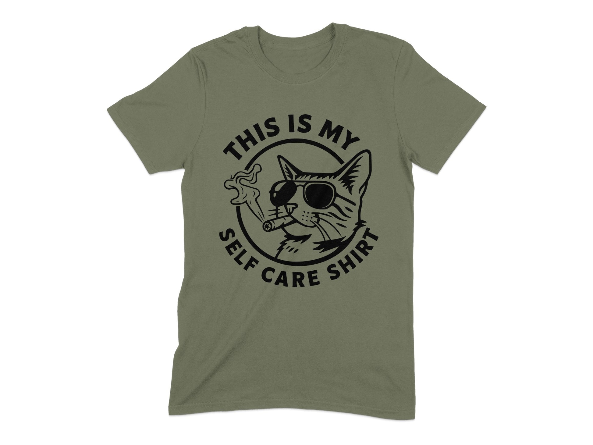 This Is My Self Care Shirt Cat Graphic Tee product type