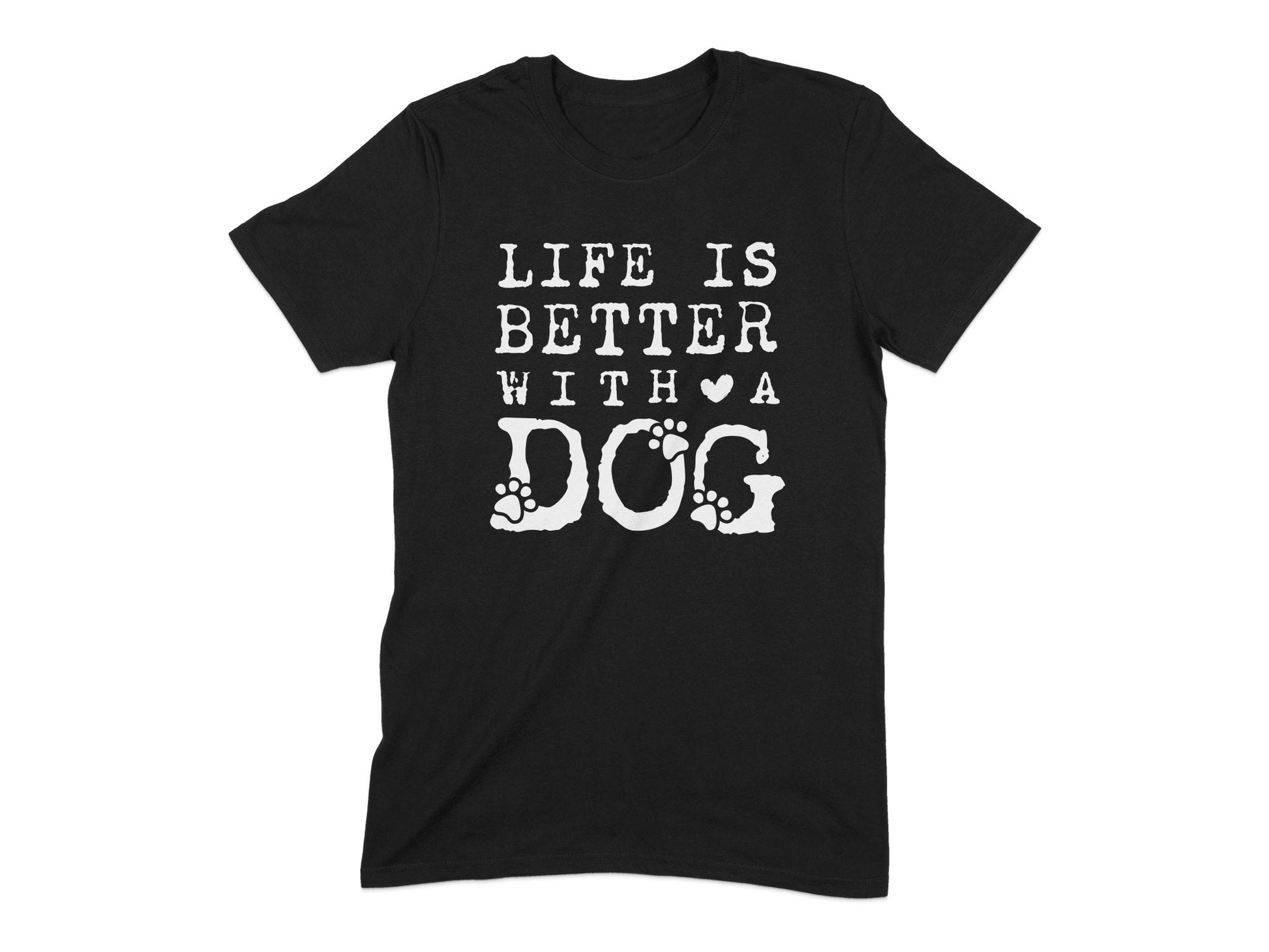 Life Is Better With a Dog Graphic T-Shirt product type