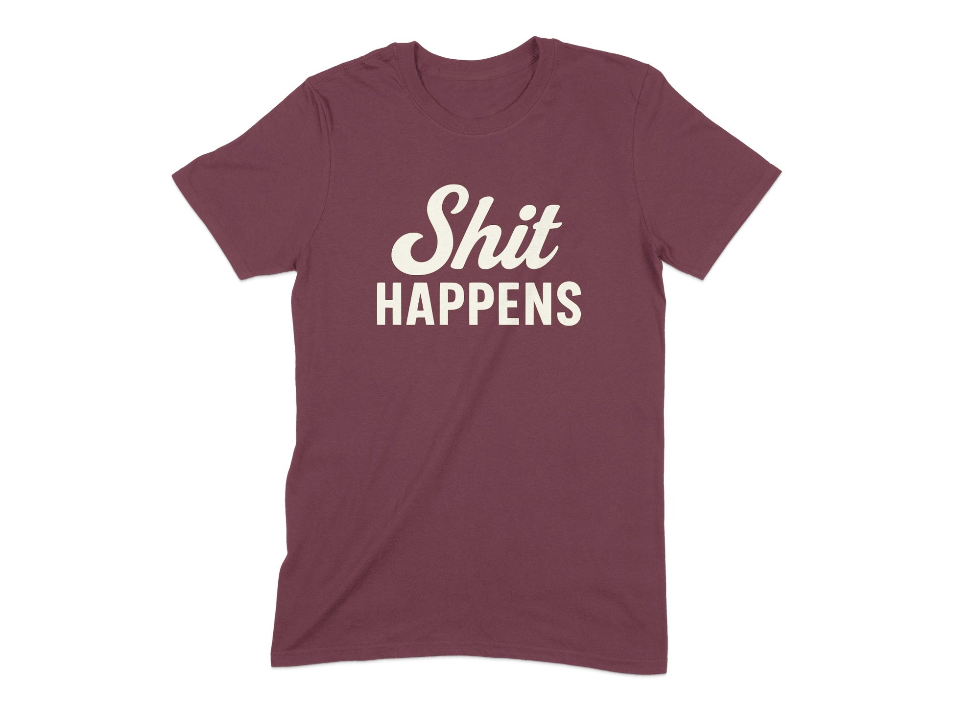 Funny Statement Shit Happens T-Shirt product type