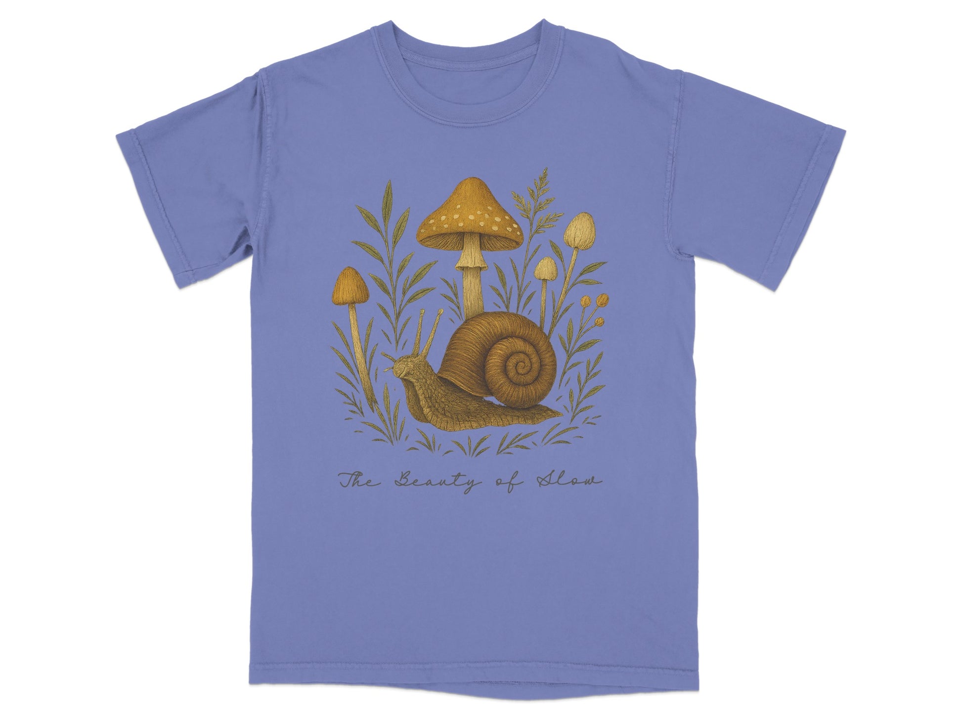 The Beauty of Ideas Mushroom and Snail Design product