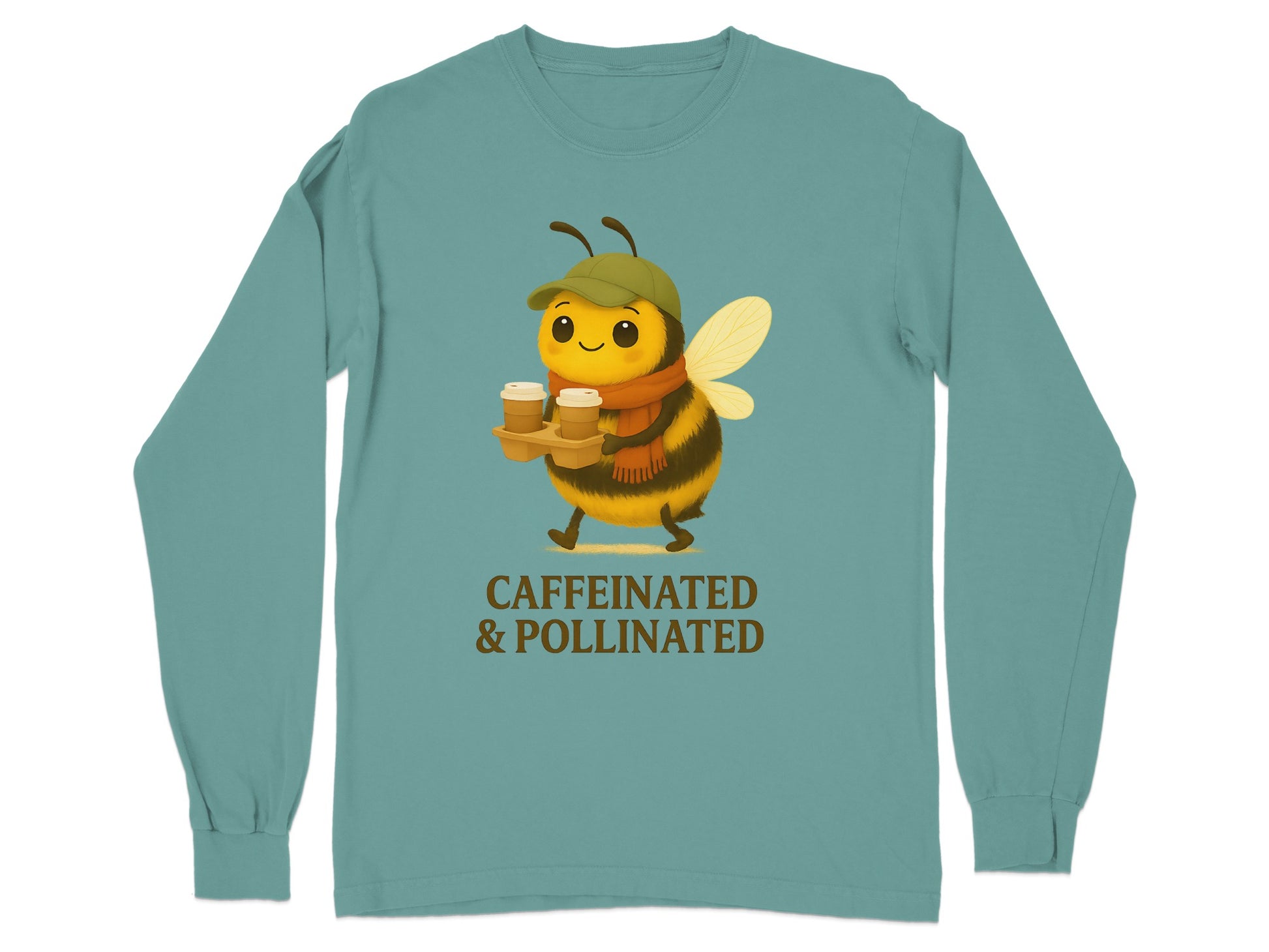 Caffeinated and Pollinated Graphic Long Sleeve product