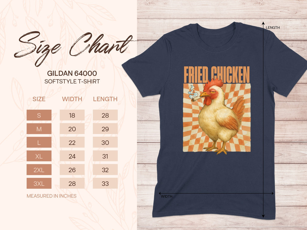 Fried Chicken Graphic Design T Shirt product
