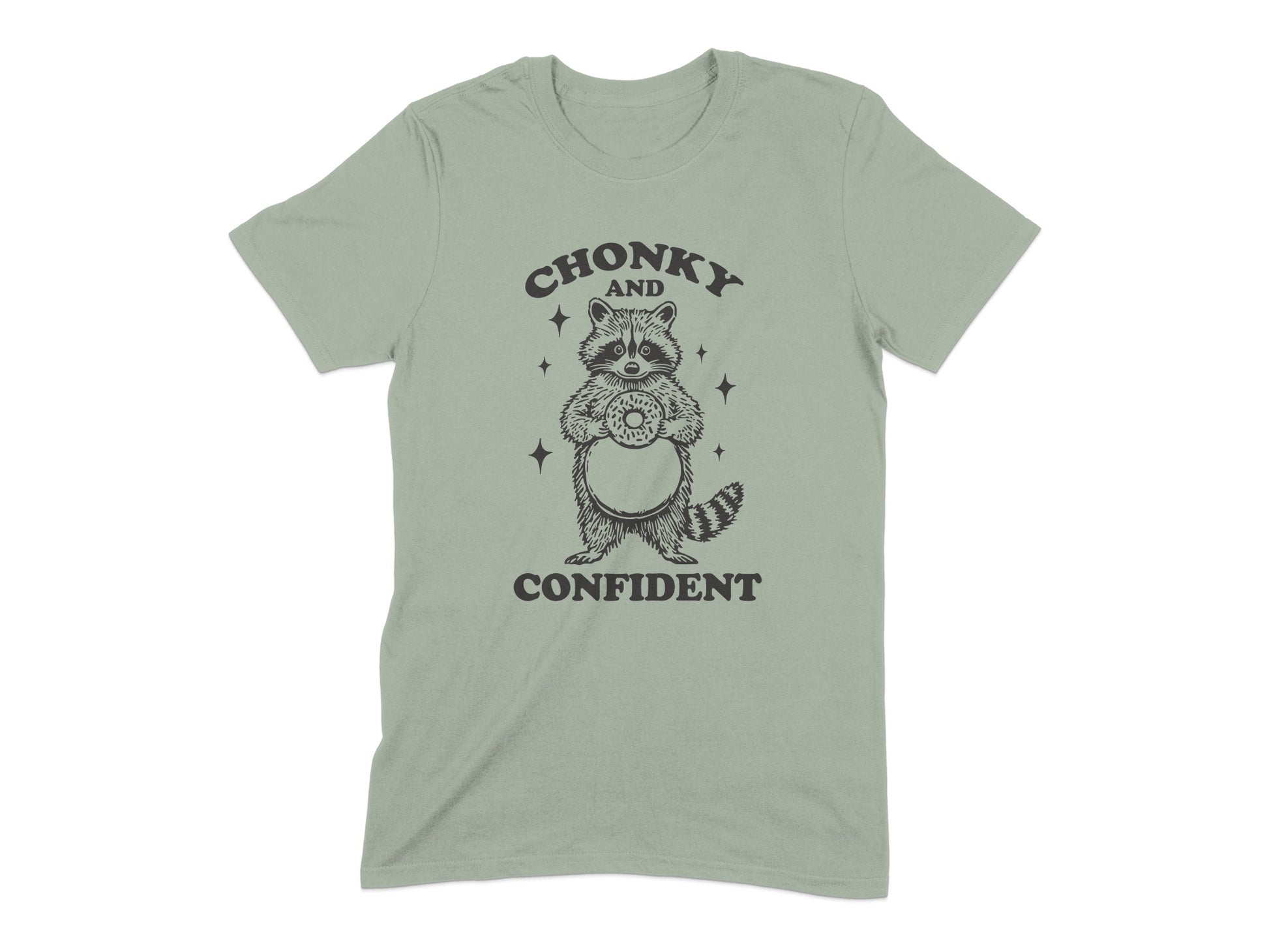 Chonky and Confident Raccoon Graphic T-Shirt product