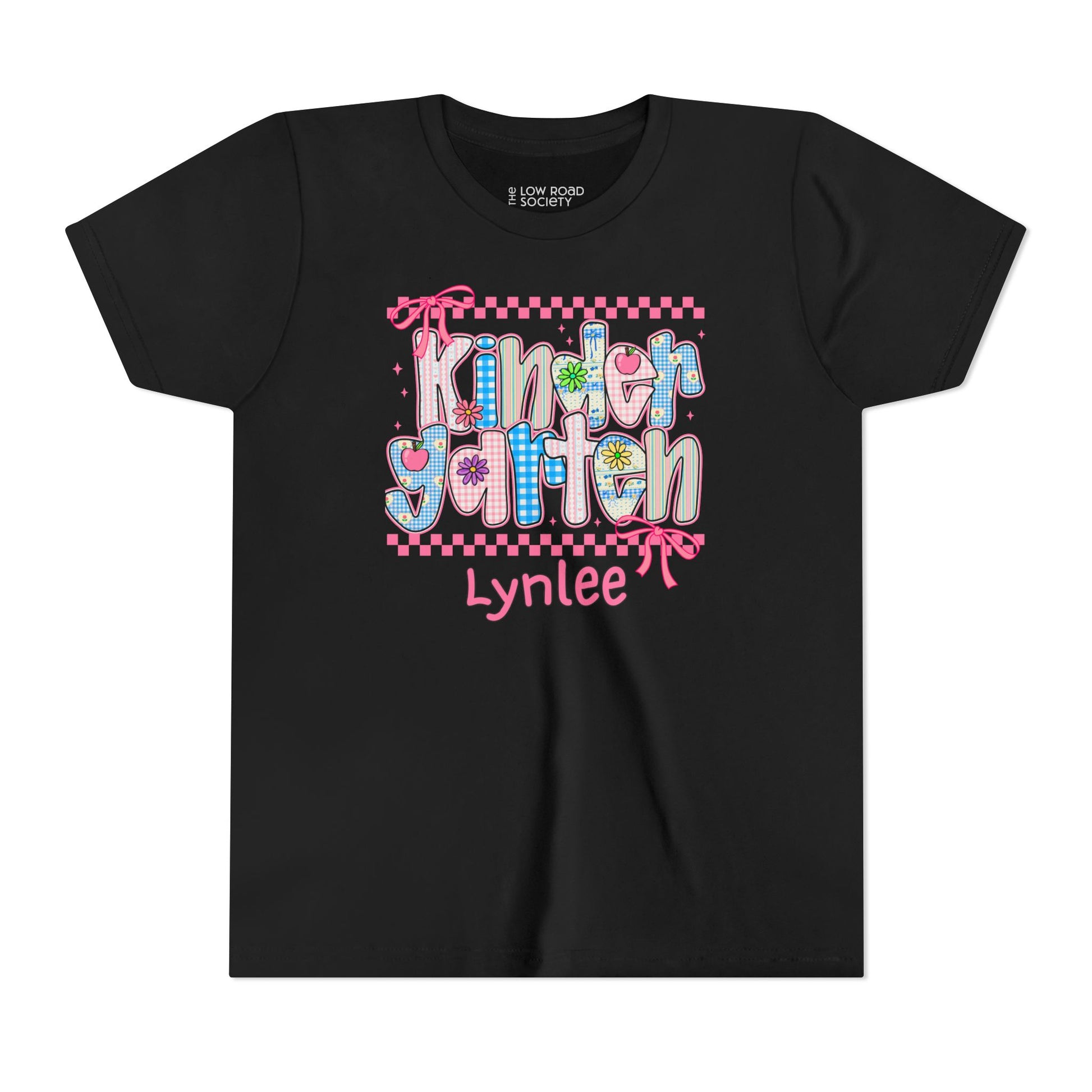 Kindergarten Personalized Back to School T-Shirt for Kids – Big Kids Size S-XL - Custom Name – First Day of School Shirt