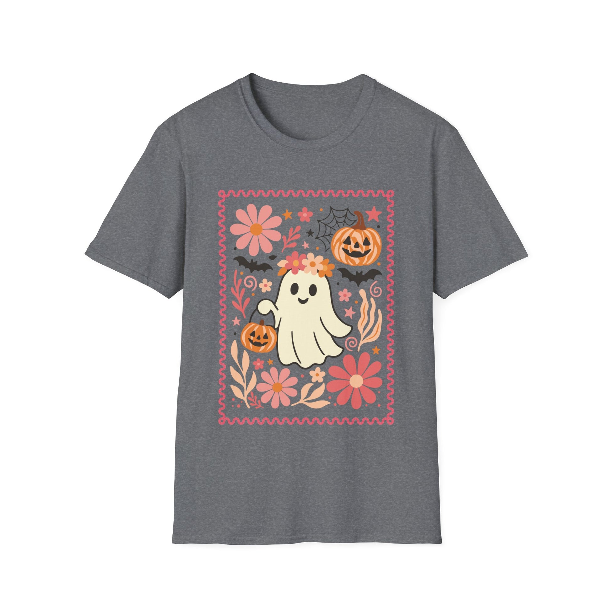 Cute Halloween Pumpkin T-Shirt, Autumn Design XS-5X