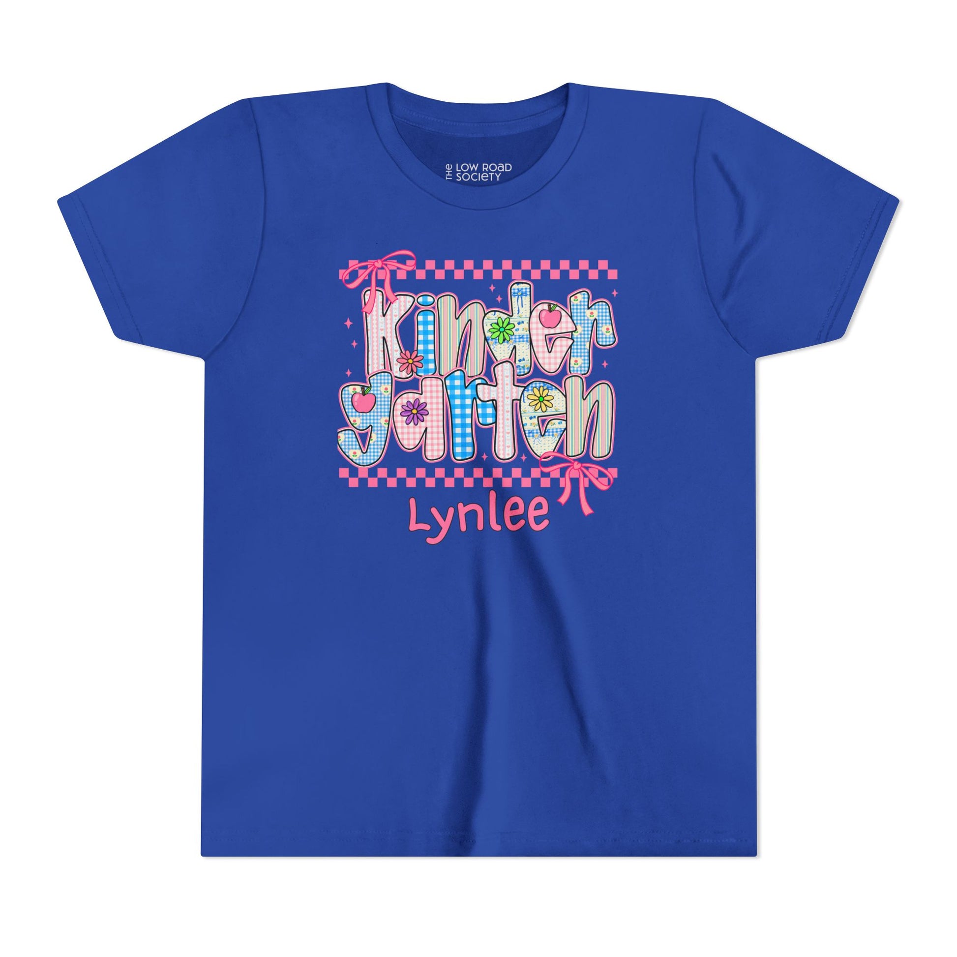 Kindergarten Personalized Back to School T-Shirt for Kids – Big Kids Size S-XL - Custom Name – First Day of School Shirt