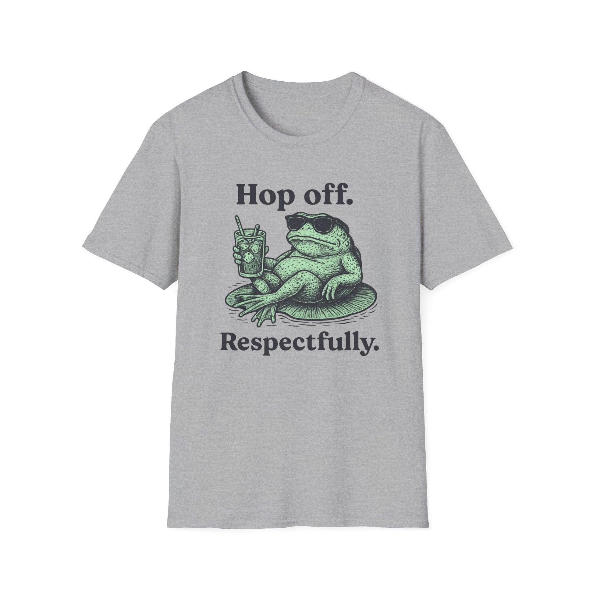 Funny Frog Quote Unisex Softstyle T-Shirt