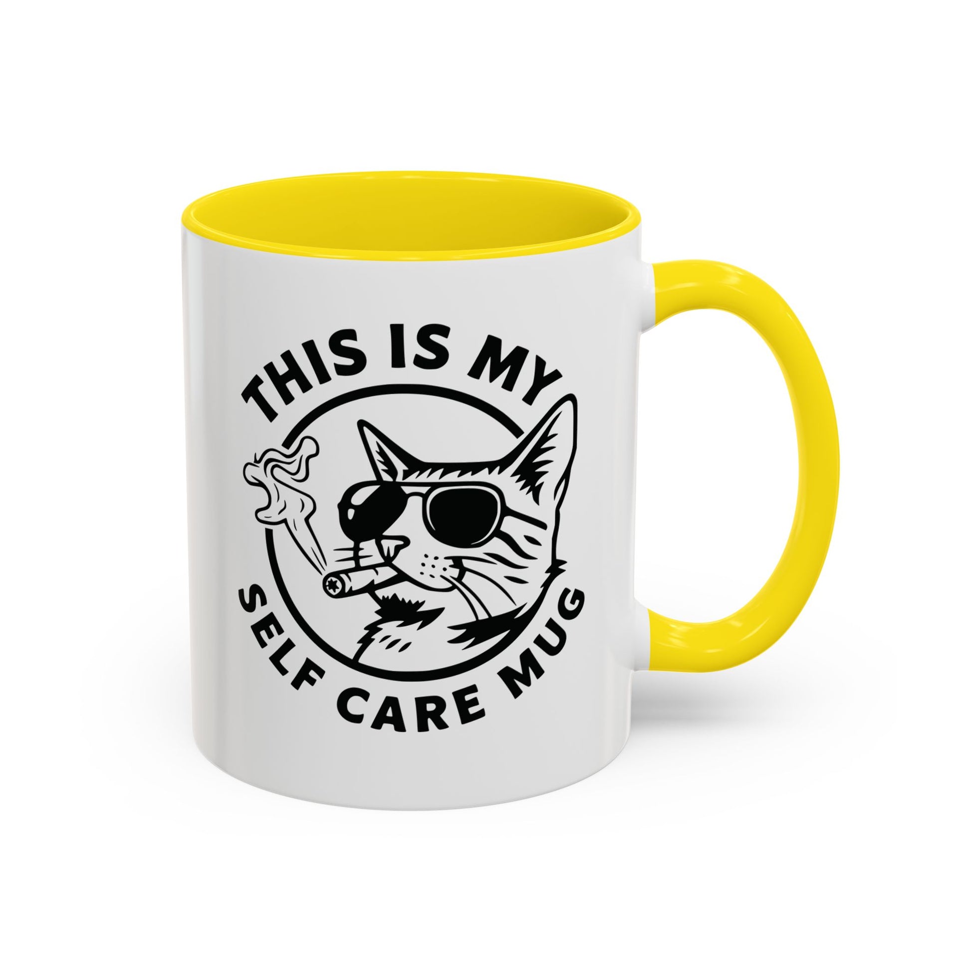 This Is My Self Care Mug — Sarcastic Cat Coffee Mug Ceramic Mug - 11oz & 15oz Coffee Cup
