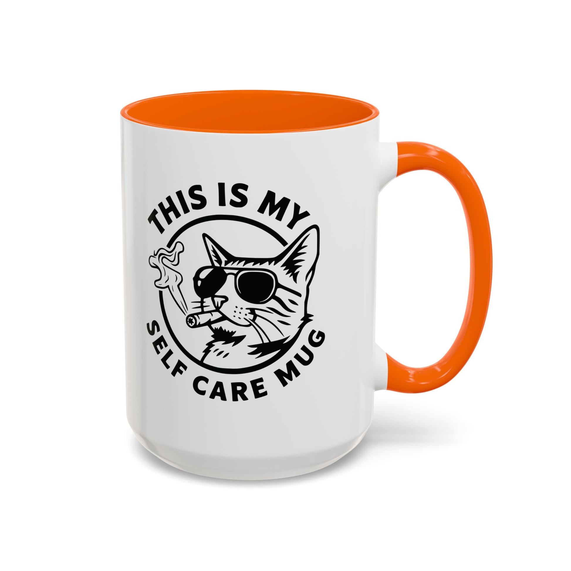 This Is My Self Care Mug — Sarcastic Cat Coffee Mug Ceramic Mug - 11oz & 15oz Coffee Cup