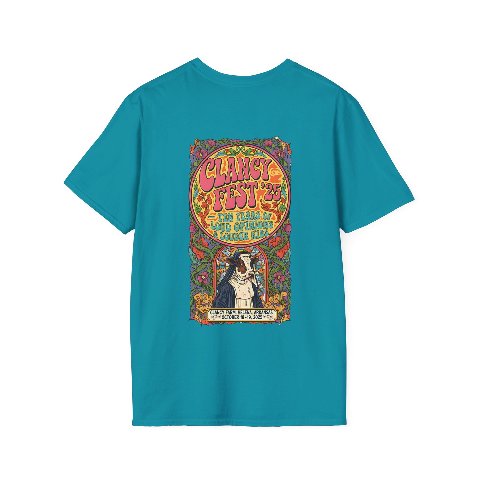 Custom ClancyFest 25 Adult Short Sleeve Tee, Unisex Softstyle T-Shirt, XS-5X