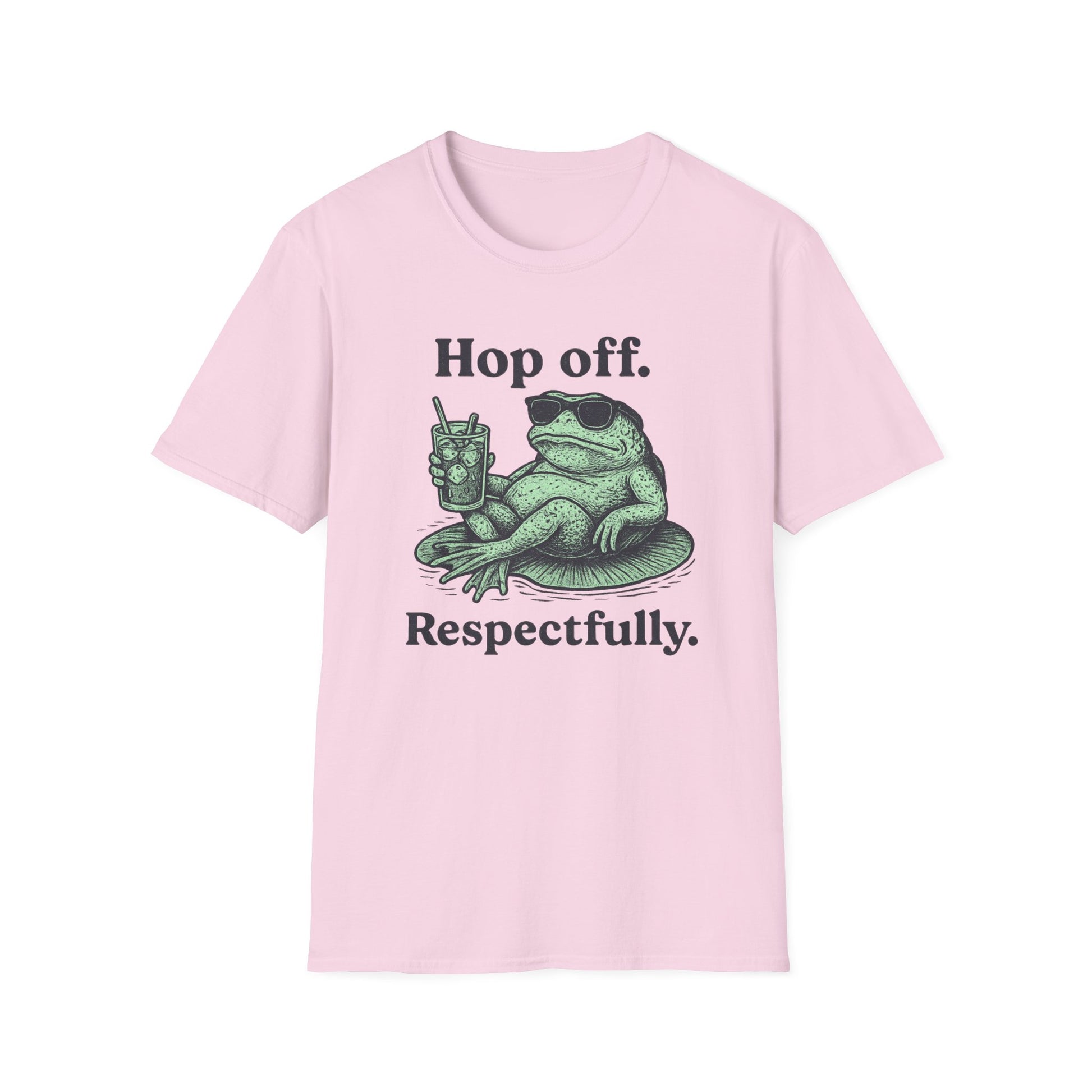 Funny Frog Quote Unisex Softstyle T-Shirt