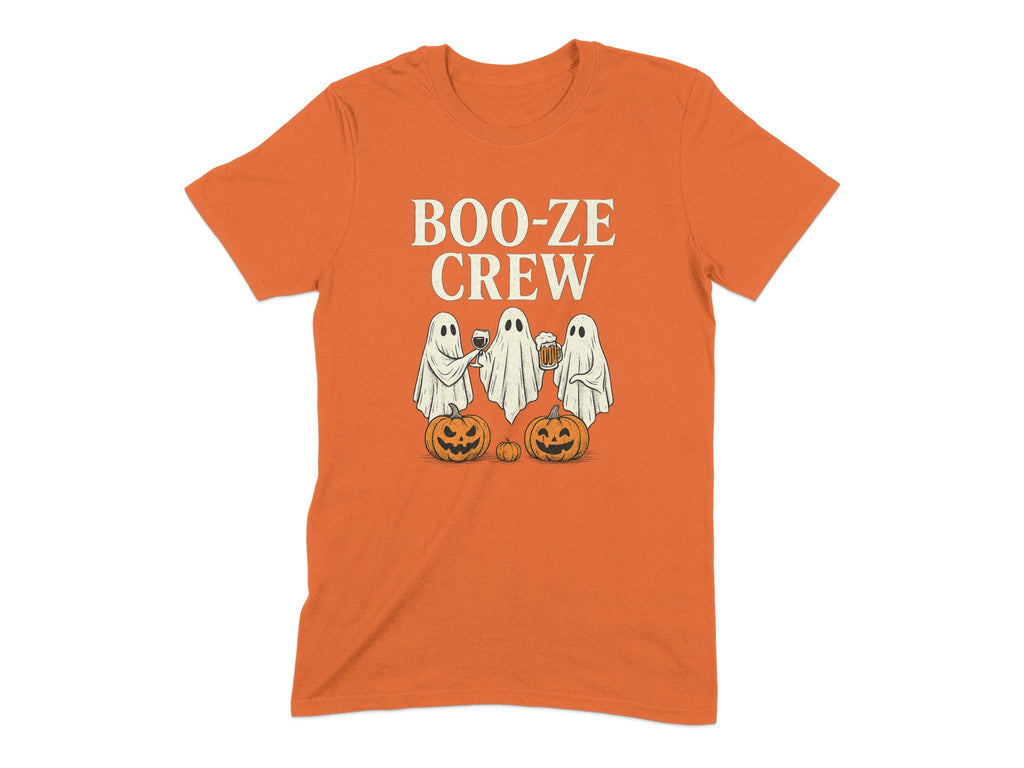 Boo-ze Crew Ghosts and Pumpkins T-shirt product type