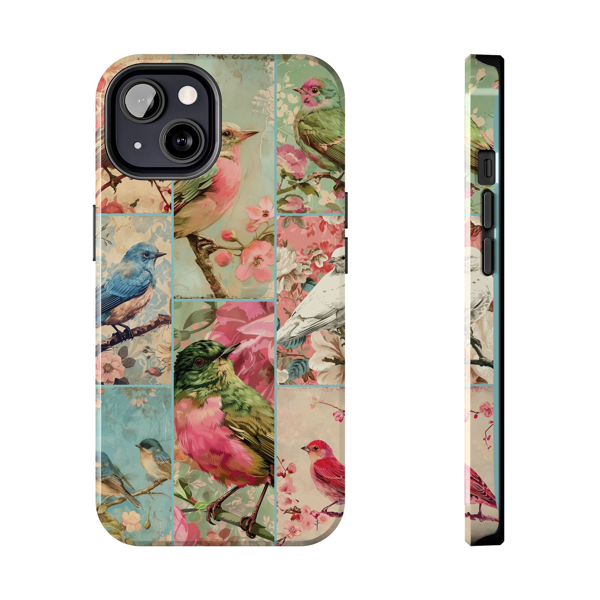 Vintage Birds & Florals Phone Case