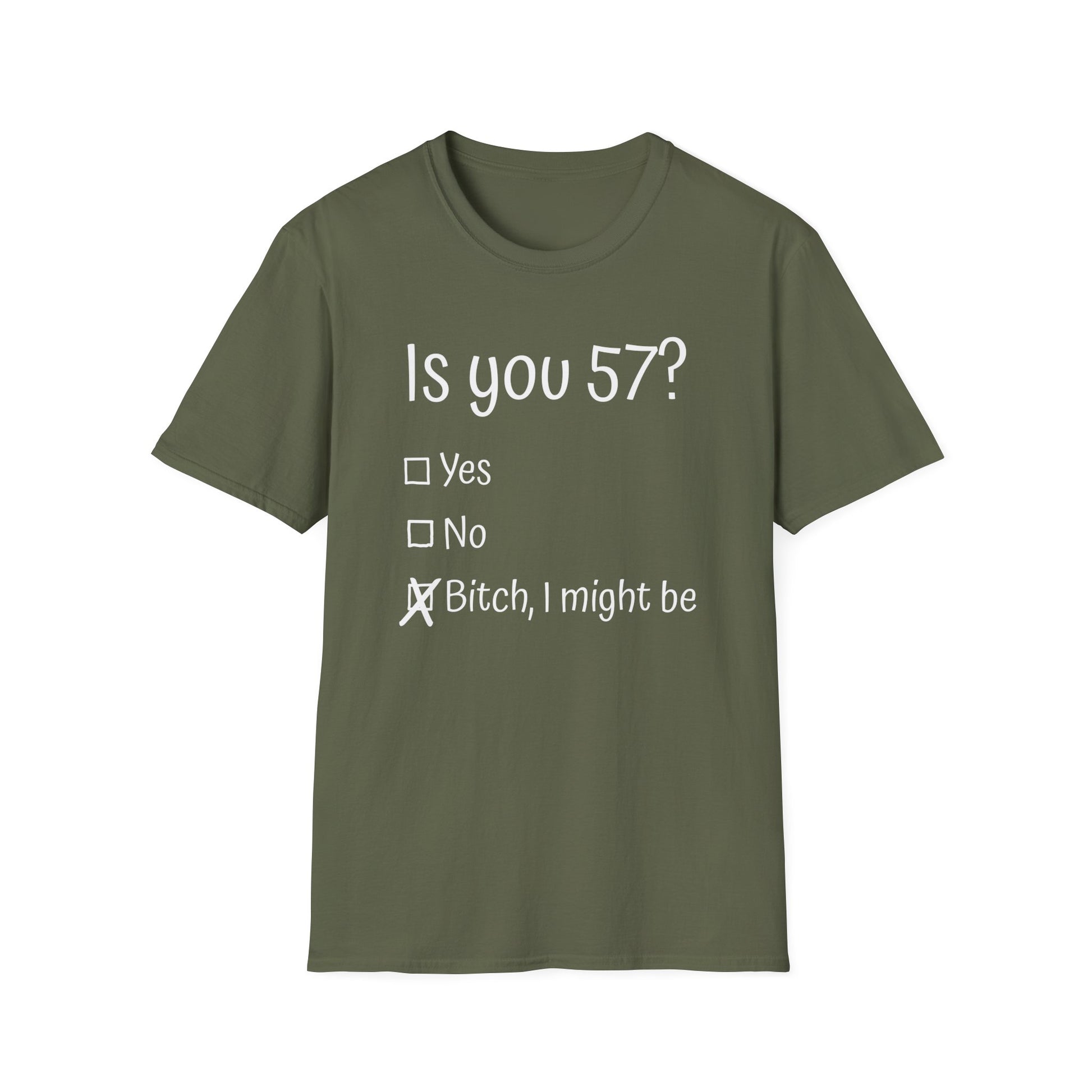 You Is Old Customizable T-shirt | Snarky Tee for Older Woman | Gift for Mom or Grandma | Sweary Tee | Inappropriate Gift | XS-5X