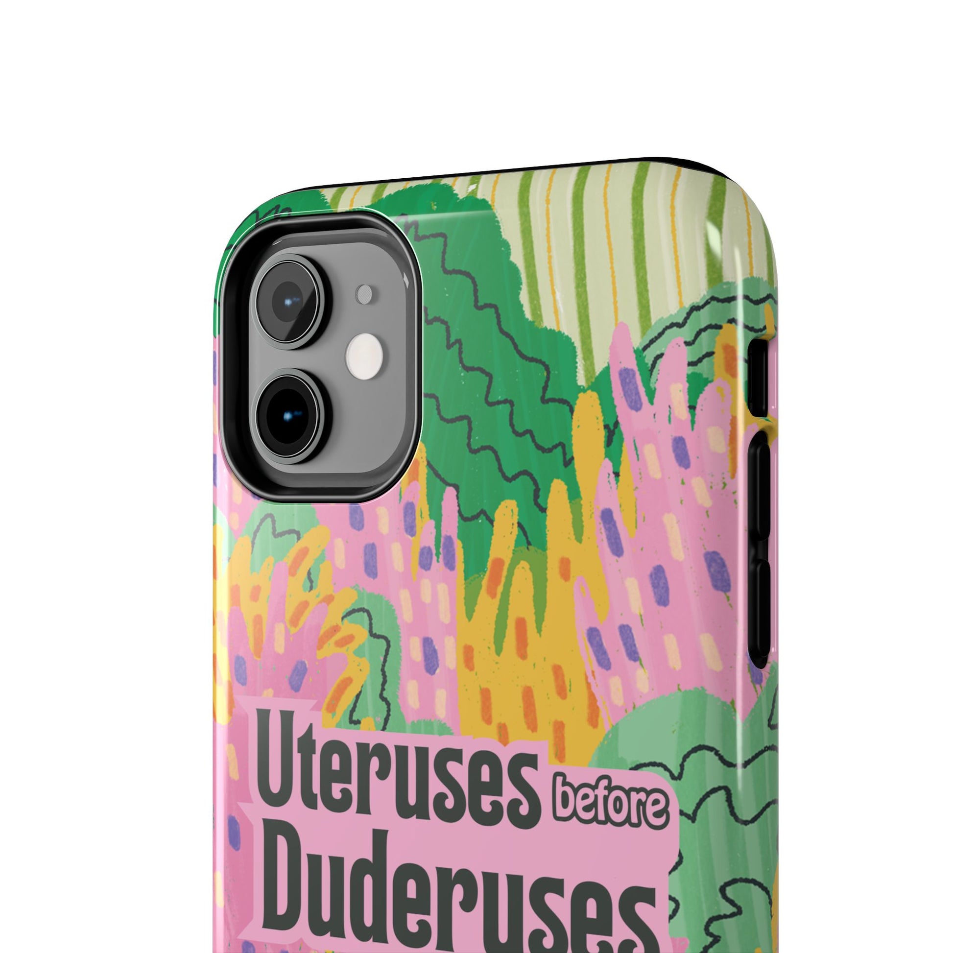 Funny Tough Phone Cases, Beautiful Pink Green Floral Design with Snarky Quote, Unique Phone Cover, Gift for Friends, Snarky Accessory
