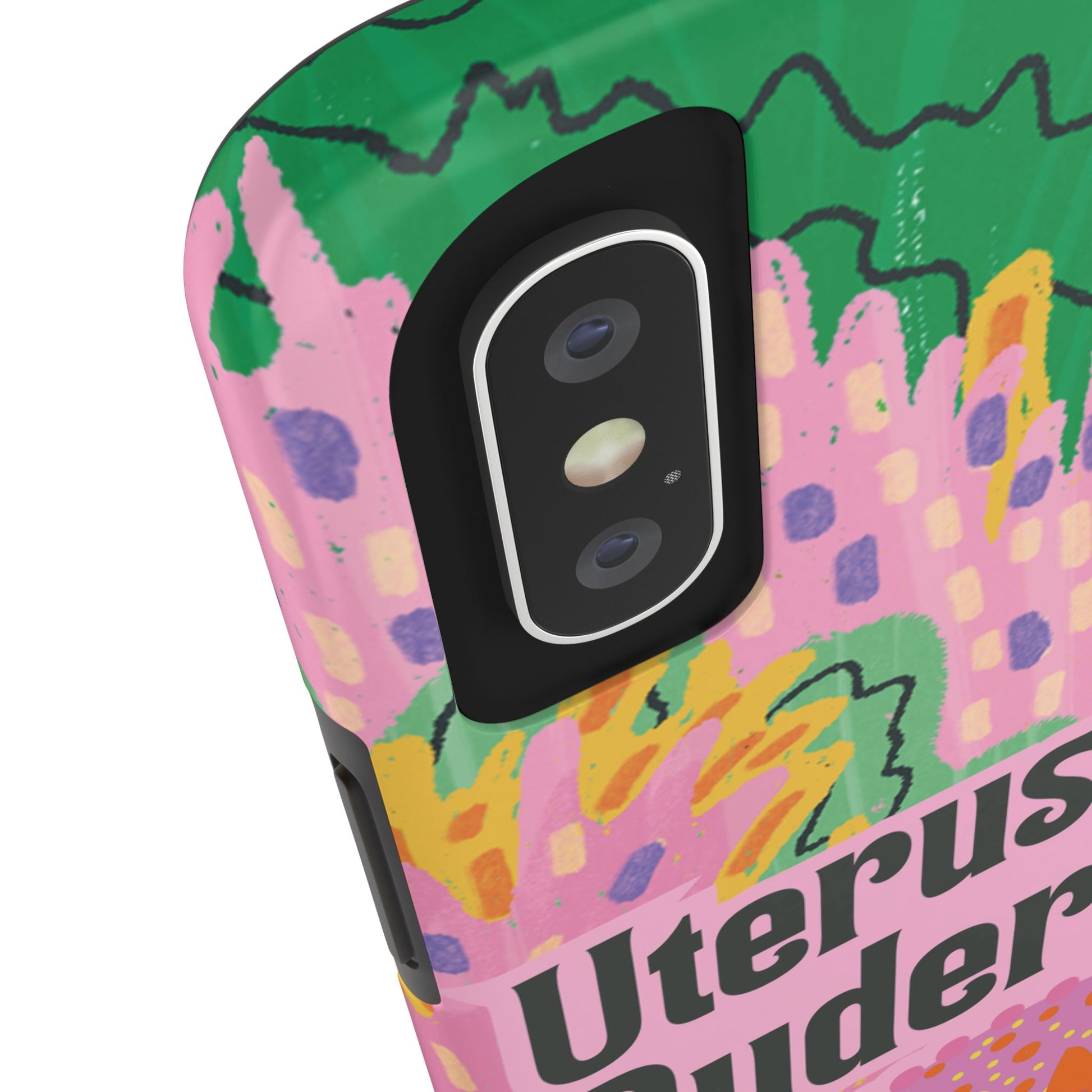 Funny Tough Phone Cases, Beautiful Pink Green Floral Design with Snarky Quote, Unique Phone Cover, Gift for Friends, Snarky Accessory