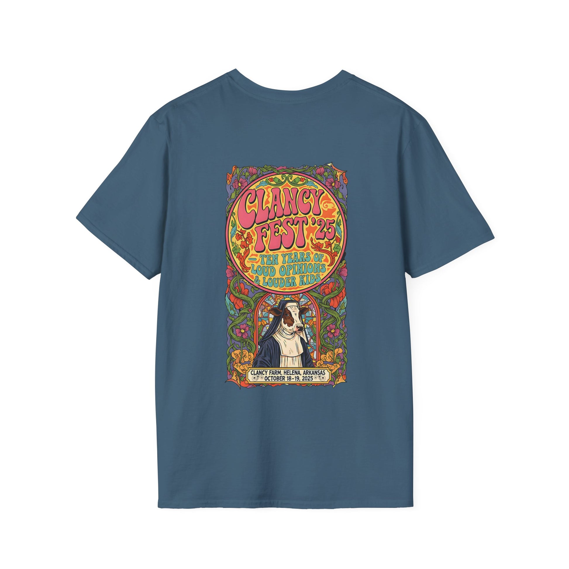 Custom ClancyFest 25 Adult Short Sleeve Tee, Unisex Softstyle T-Shirt, XS-5X