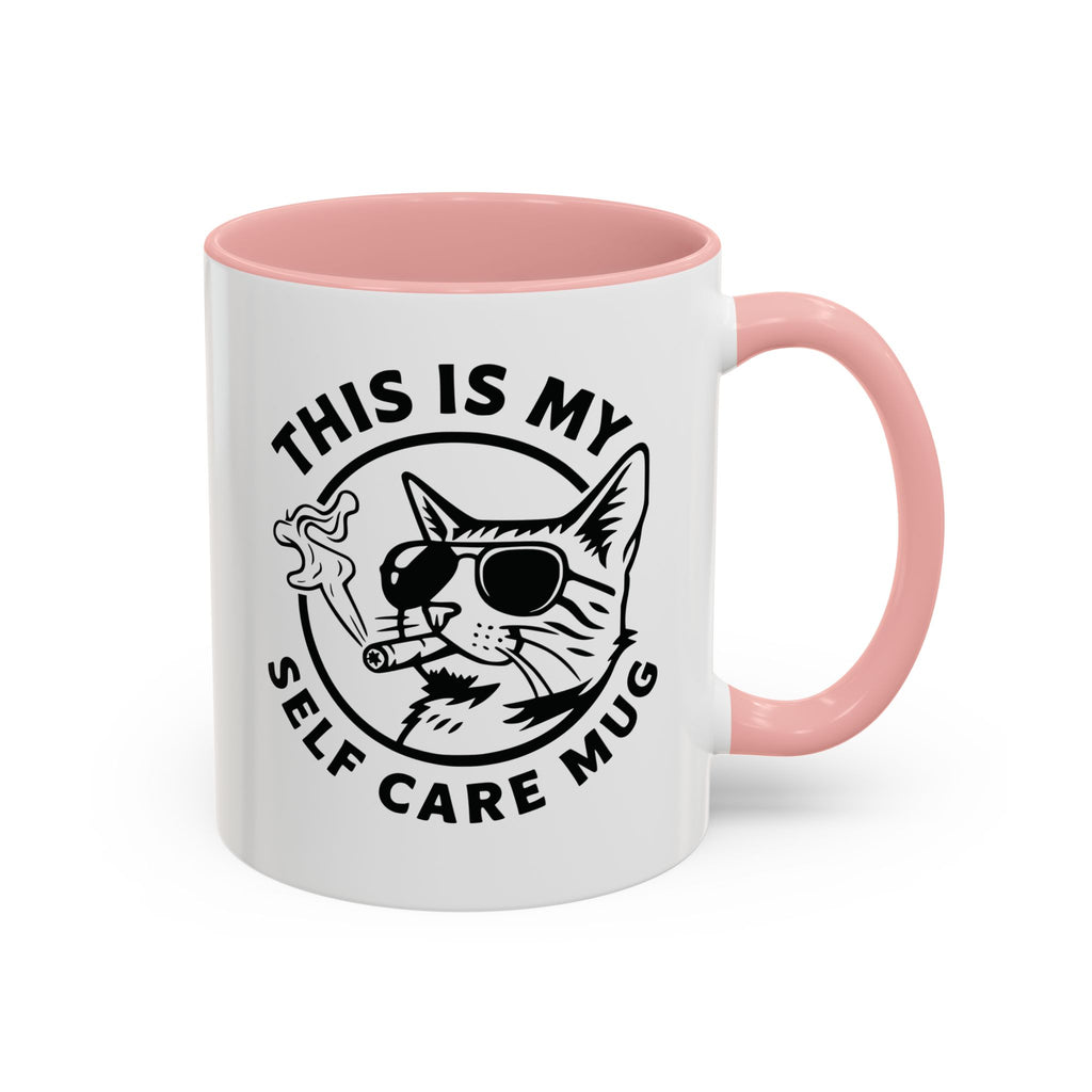 This Is My Self Care Mug — Sarcastic Cat Coffee Mug Ceramic Mug - 11oz & 15oz Coffee Cup