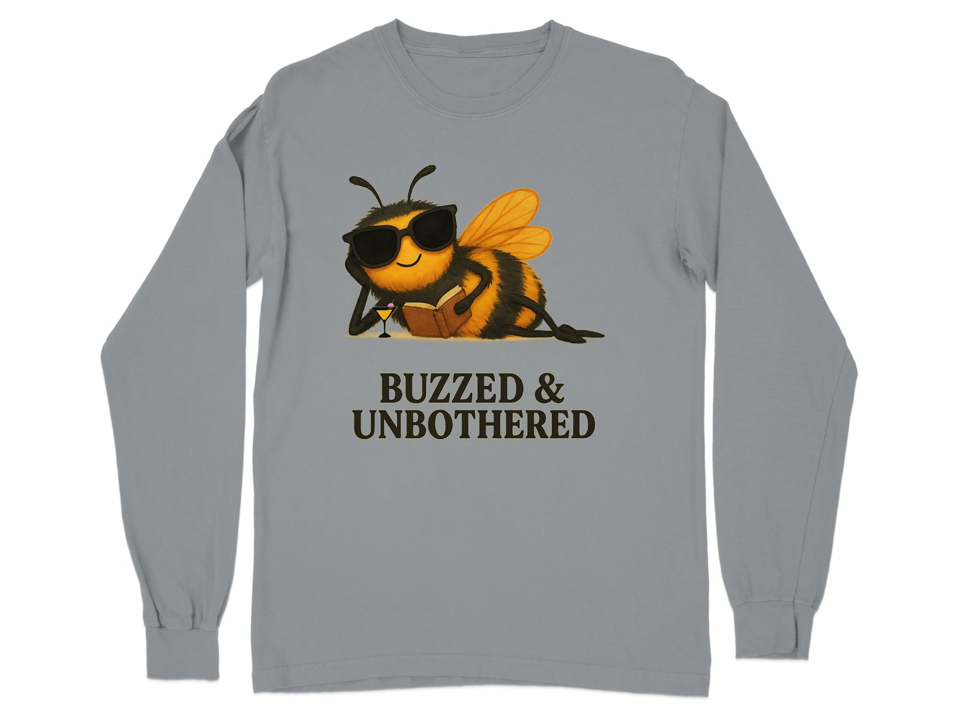 Buzzed and Unbothered Design Long Sleeve Shirt product
