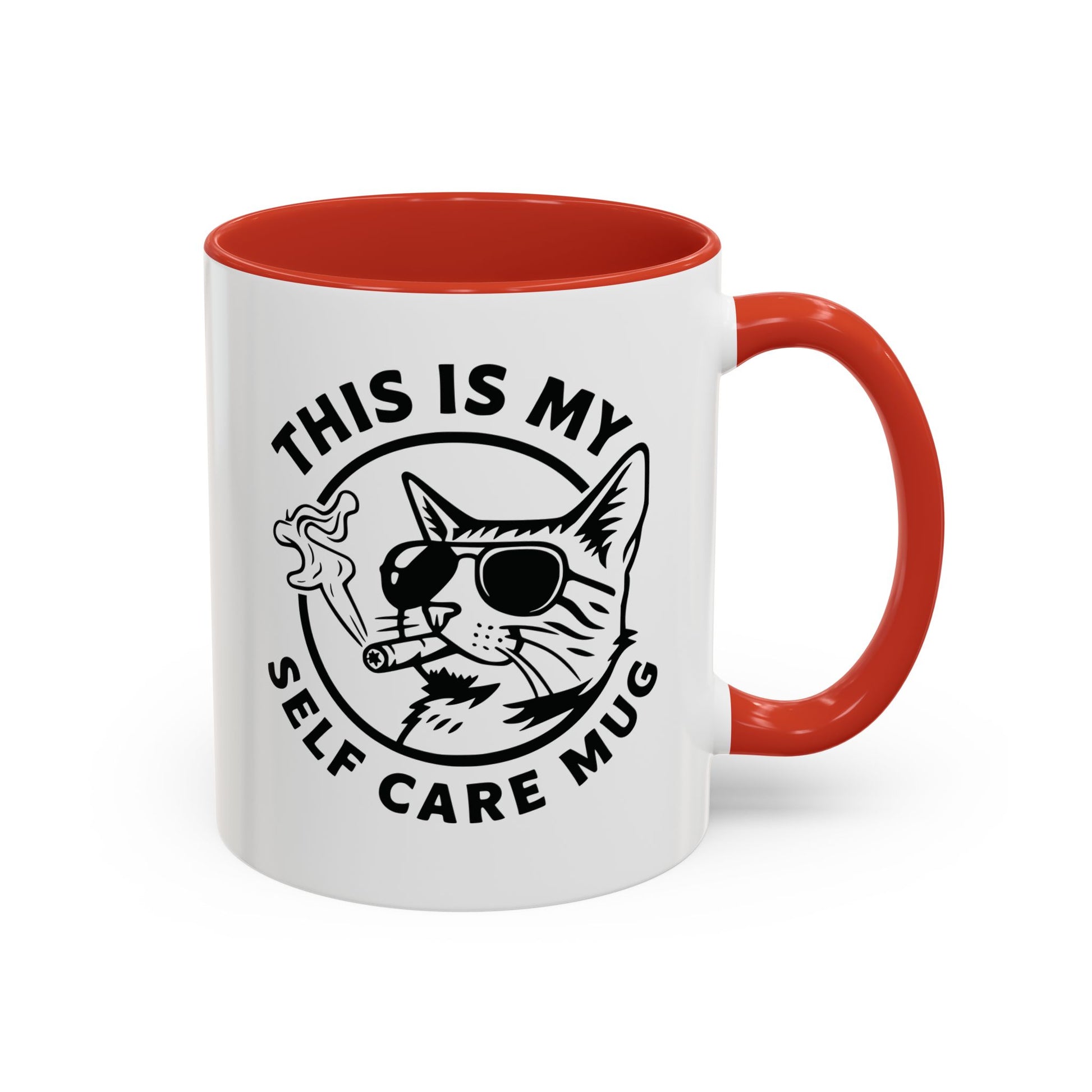 This Is My Self Care Mug — Sarcastic Cat Coffee Mug Ceramic Mug - 11oz & 15oz Coffee Cup