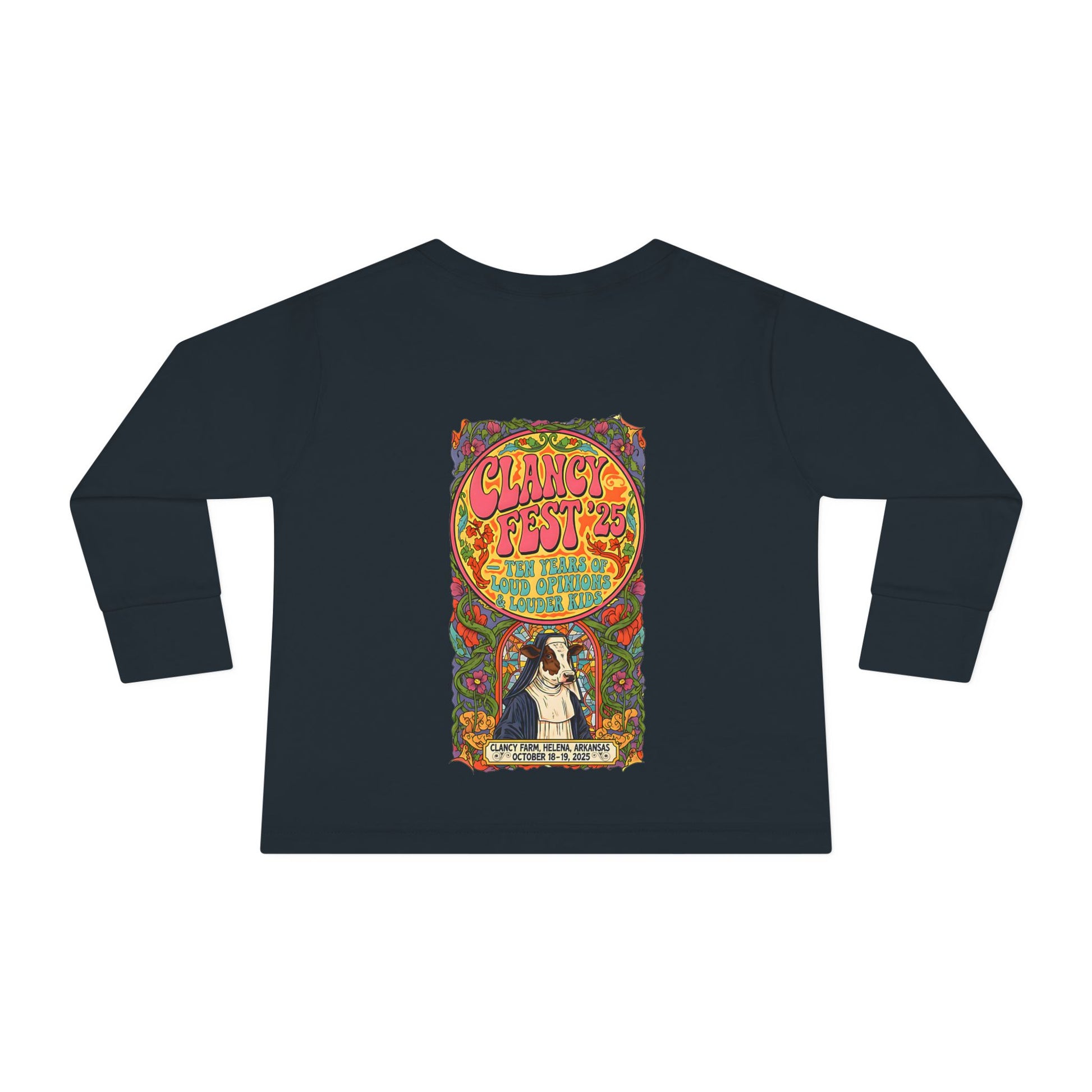 Custom ClancyFest 25 Toddler Long Sleeve Tee