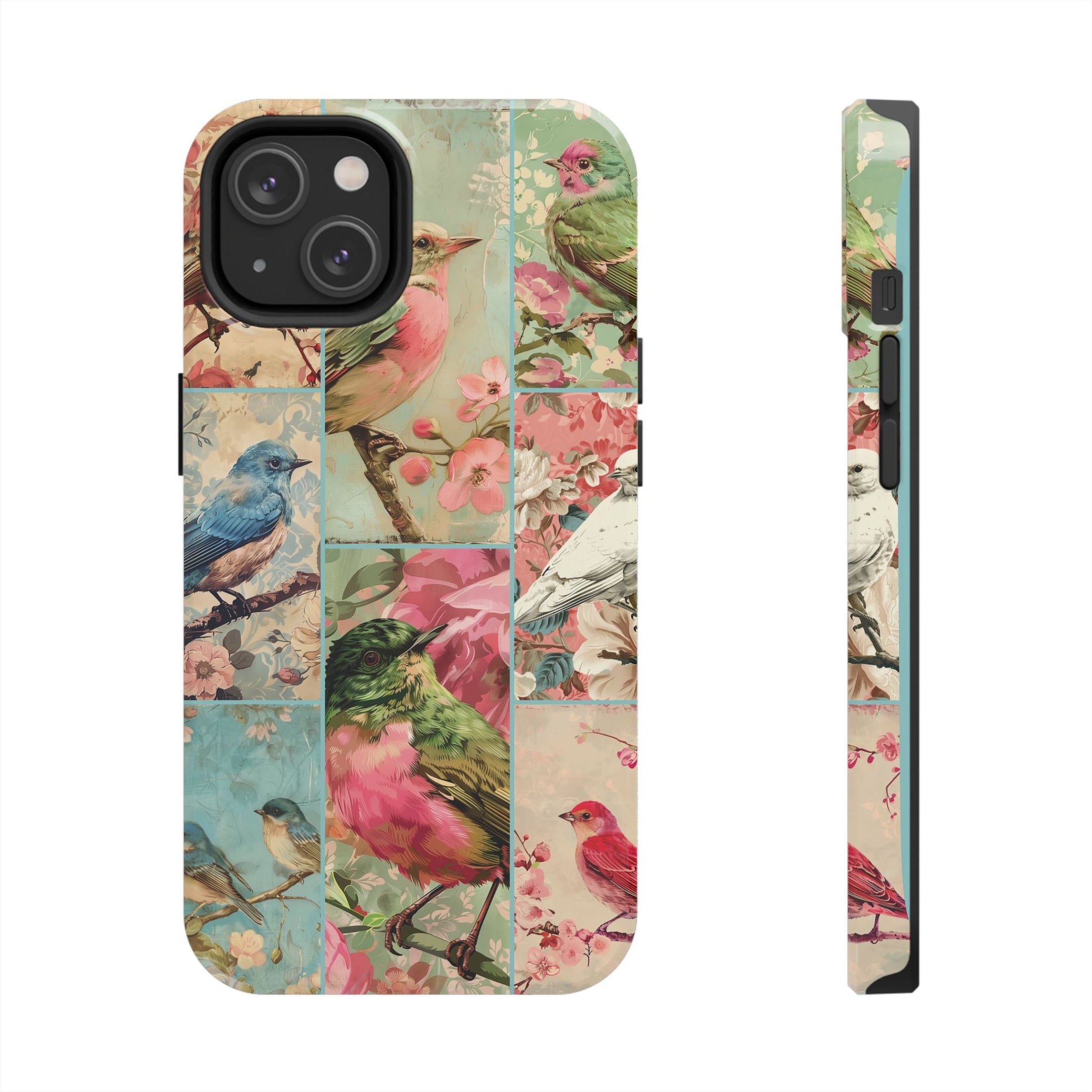 Vintage Birds & Florals Phone Case