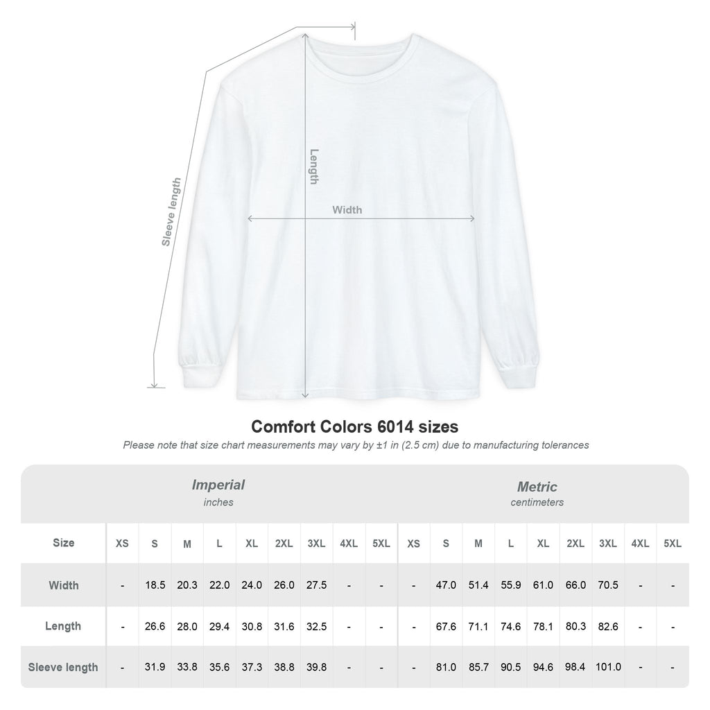 Adult Clancy Fest Long Sleeve Comfort Colors T-Shirt, Unisex Oversized