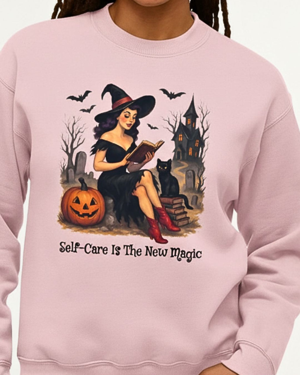 Magic of Self-Care Witch Themed Sweatshirt