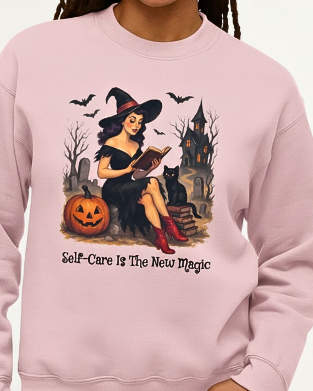 Magic of Self-Care Witch Themed Sweatshirt