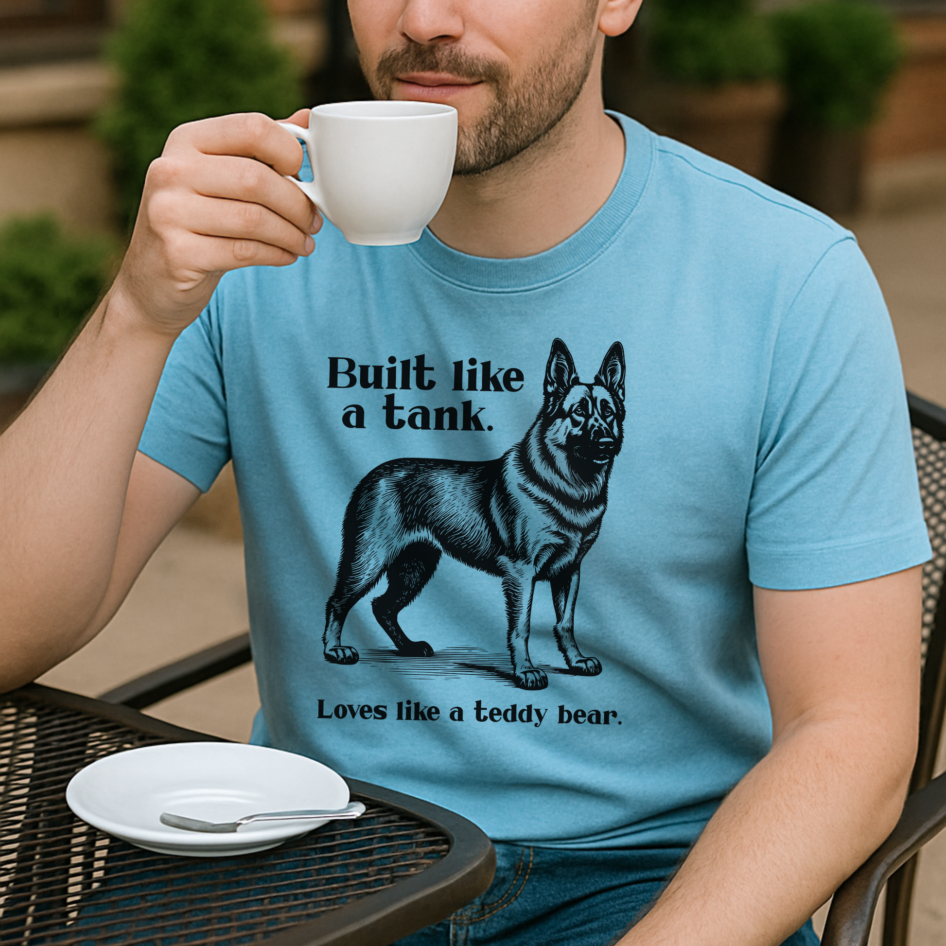 German Shepherd Dog Mom or Dad Shirt – Cute Pet Parent Gift, Funny Dog Lover Tee, Puppy Mama Shirt, Fur Mama, Dog Owner, Tee for Doggo Rescue Parent XS-5X