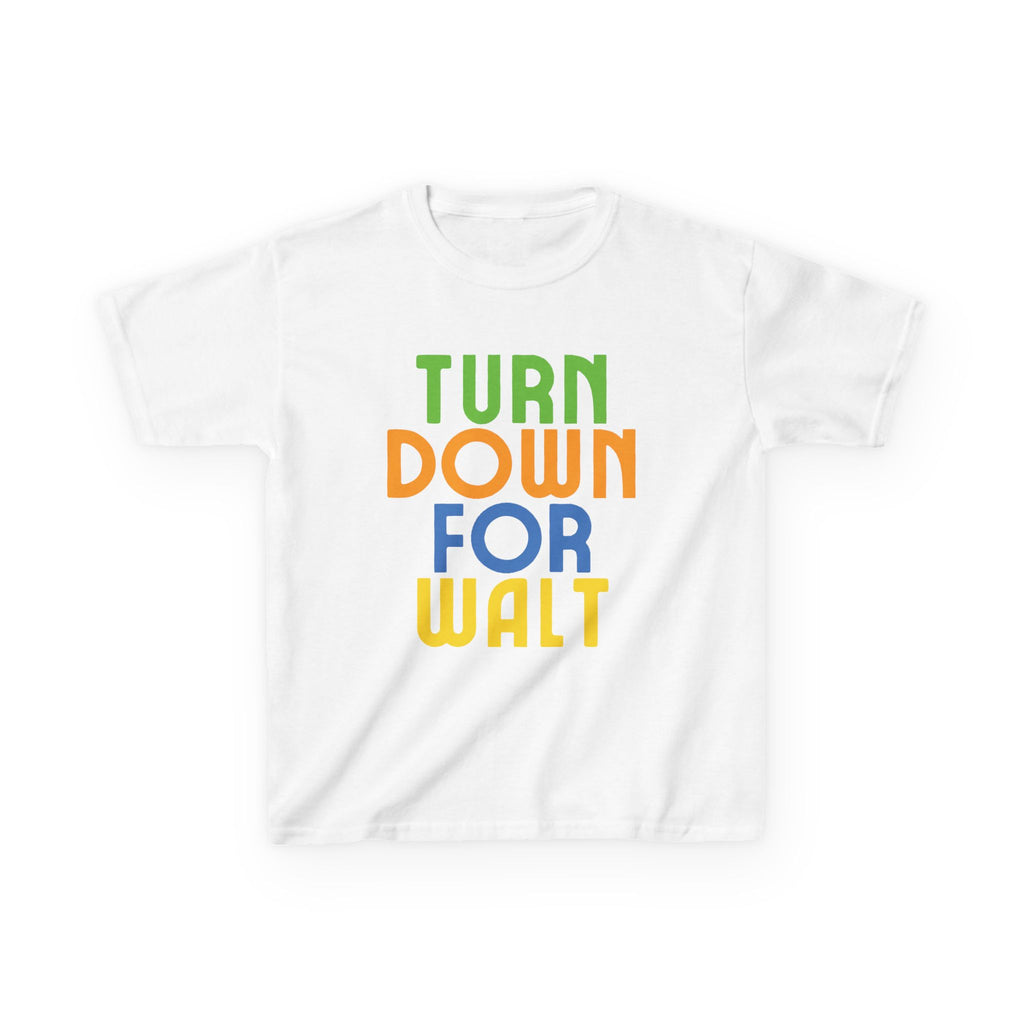 Turn Down For Walt KIDS SIZE Funny Park Shirt Disney Land Parks World Cruise Passholder DCP Family Vacation Matching Magic Unisex T-Shirt