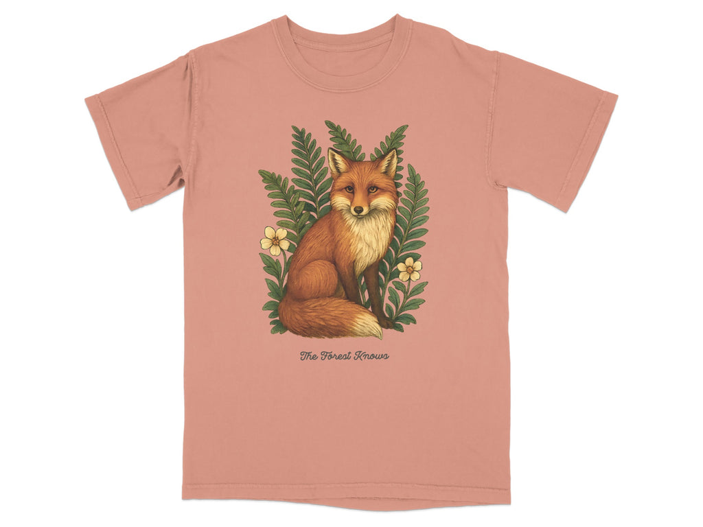 The Forest Knows Fox Graphic T-shirt product