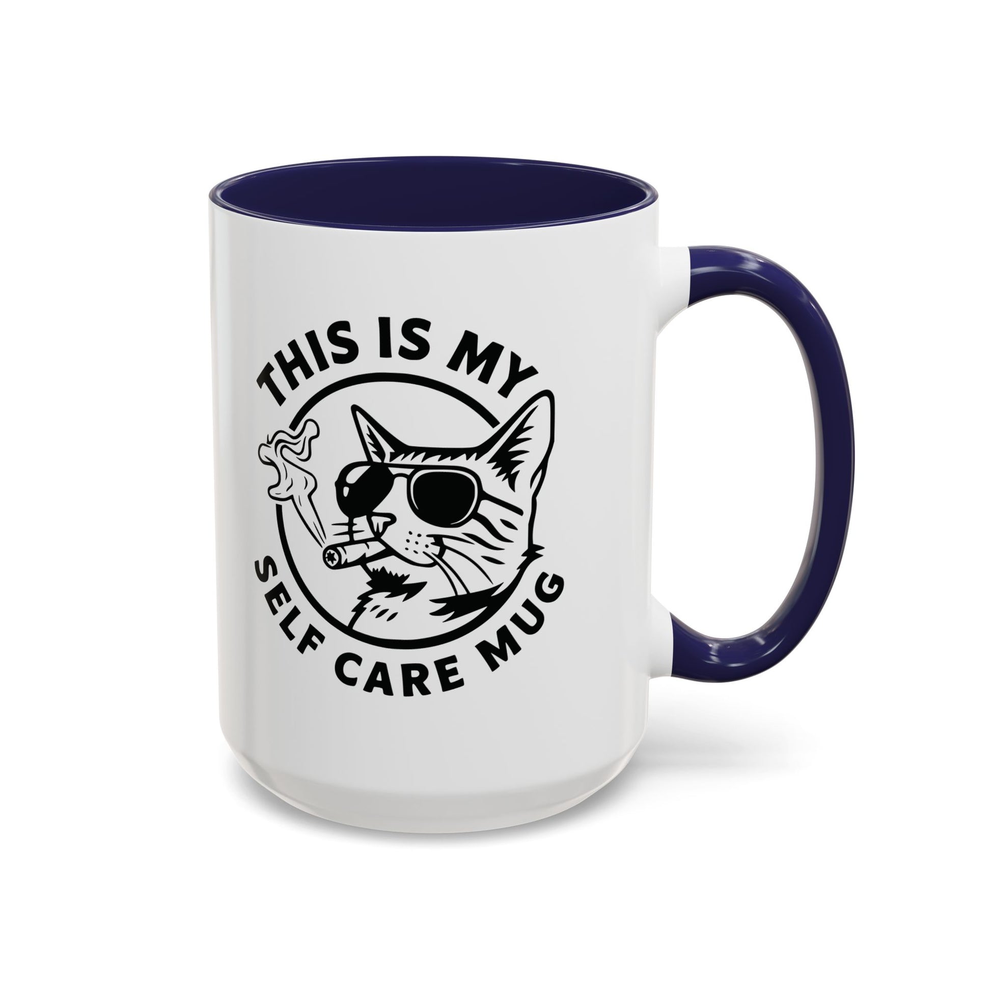 This Is My Self Care Mug — Sarcastic Cat Coffee Mug Ceramic Mug - 11oz & 15oz Coffee Cup
