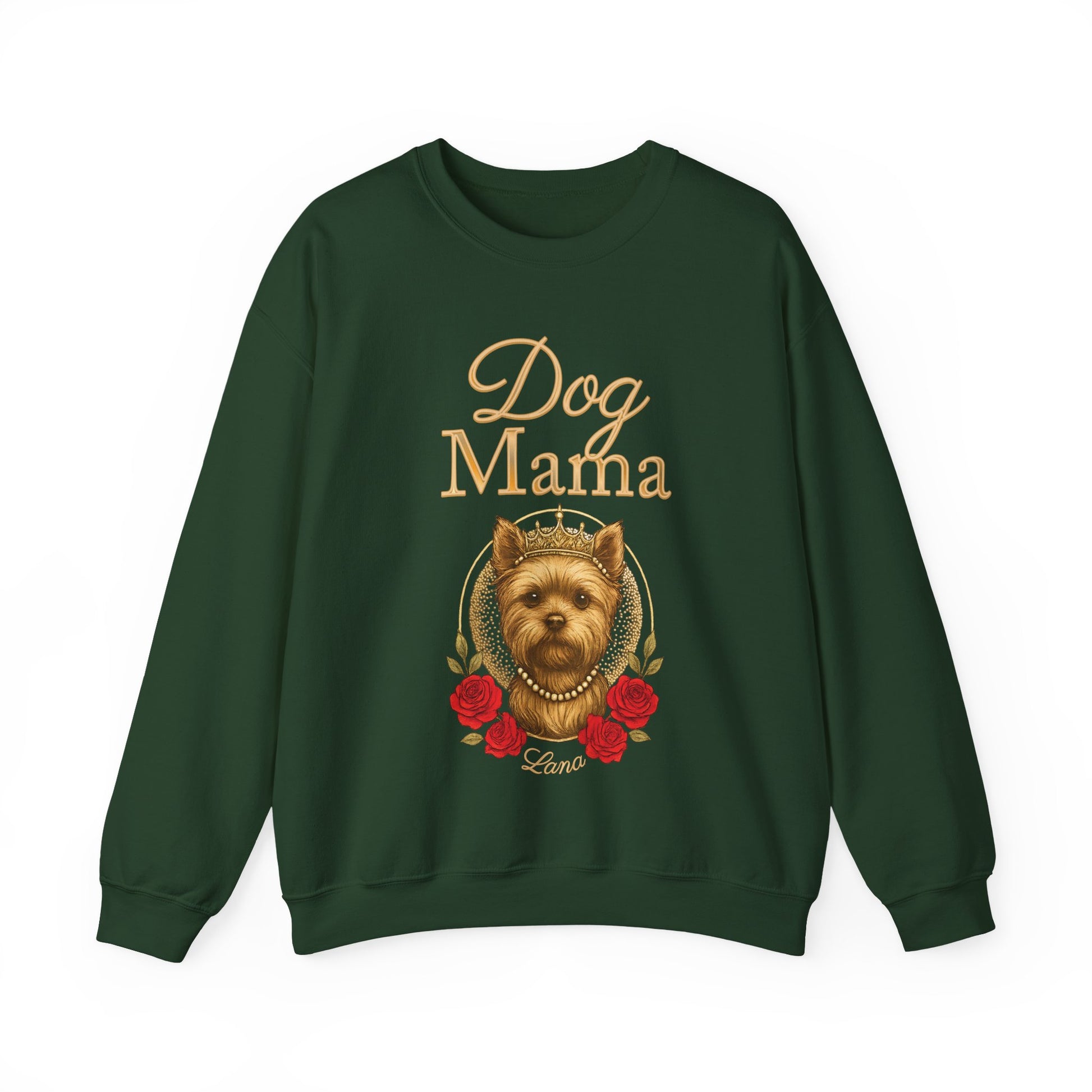 Custom Dog Mama Crewneck Sweatshirt