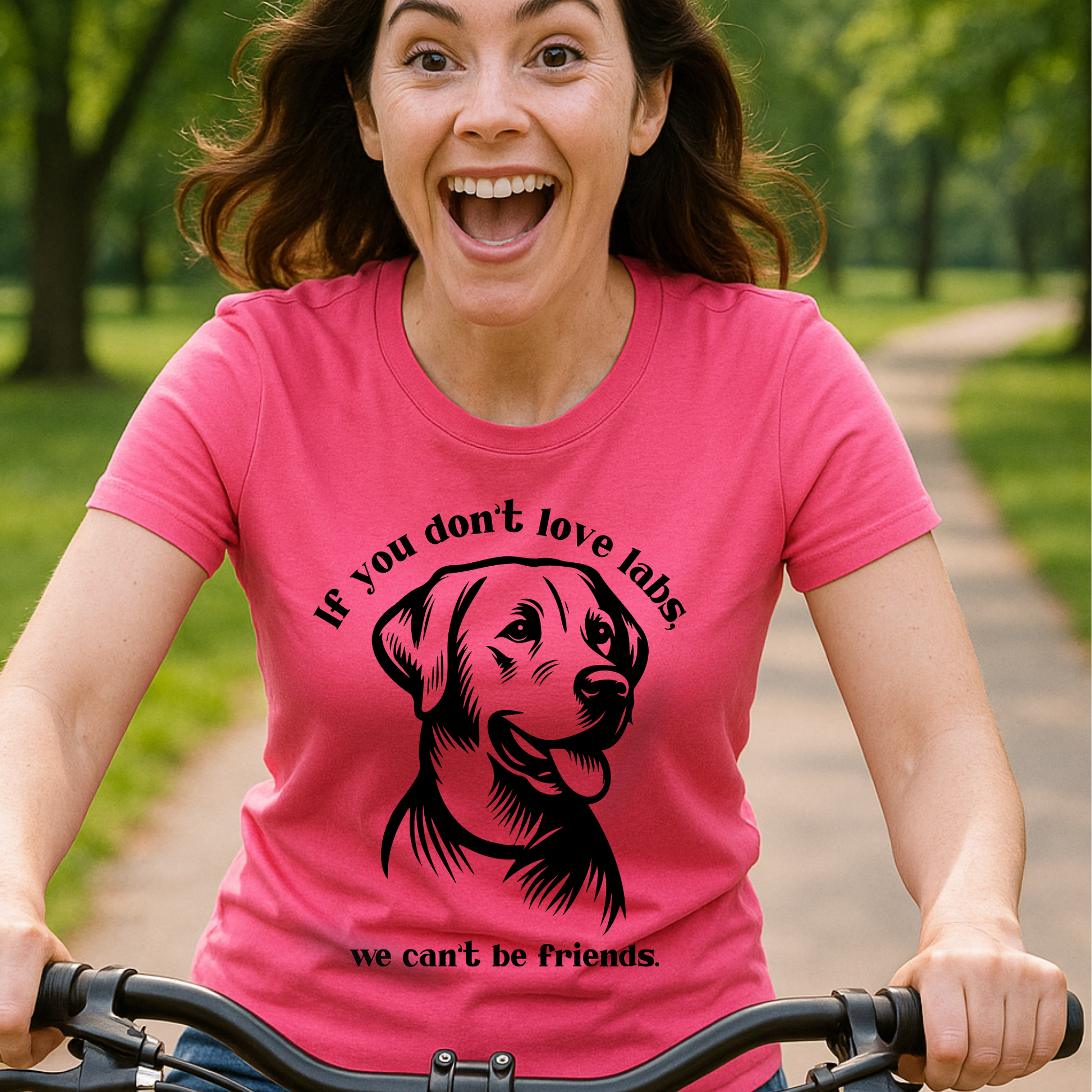 Lab Dog Mom Shirt – Cute Pet Parent Gift, Funny Dog Lover Tee, Puppy Mama Shirt, Fur Mama, Dog Owner, Tee for Doggo Rescue Parent XS-5X