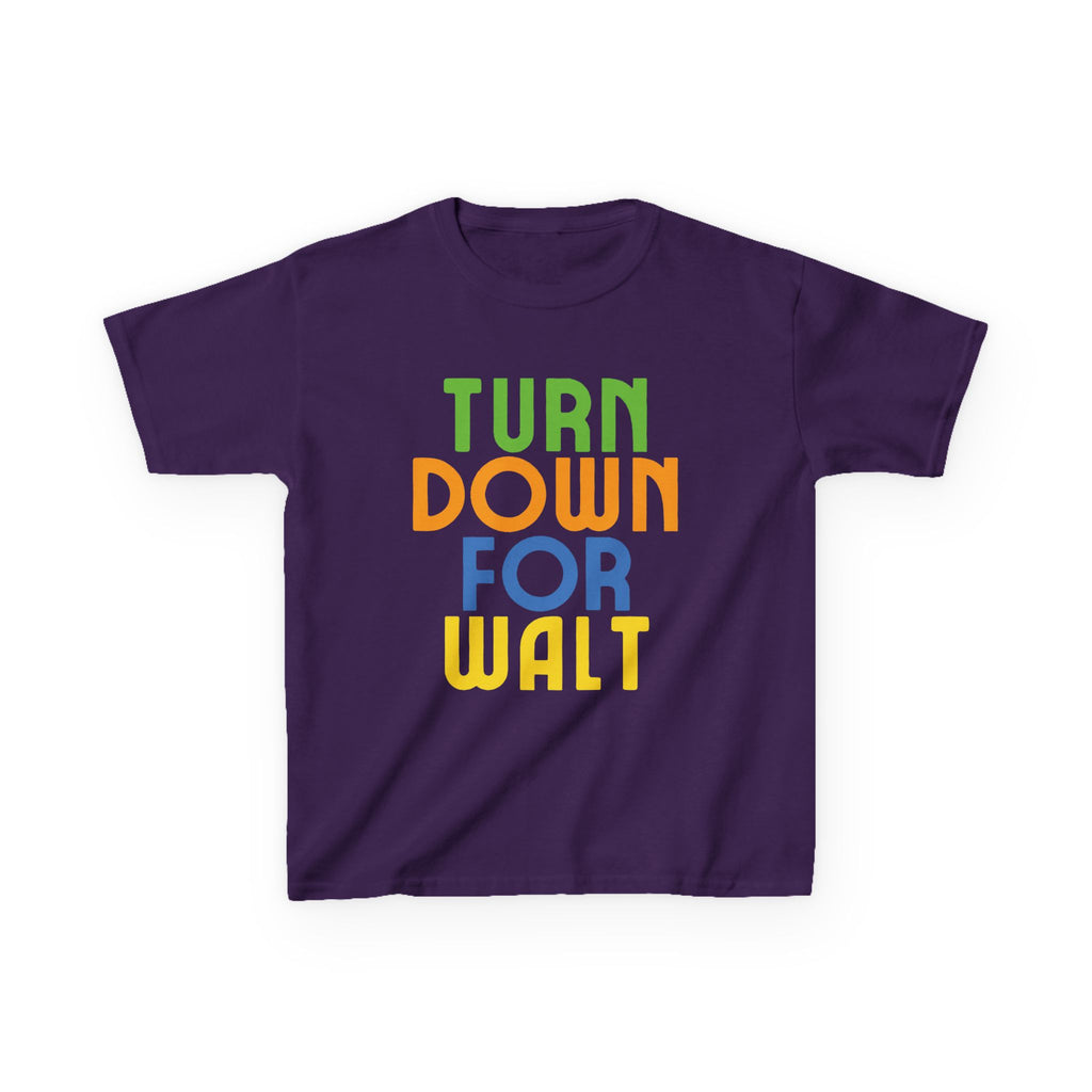 Turn Down For Walt KIDS SIZE Funny Park Shirt Disney Land Parks World Cruise Passholder DCP Family Vacation Matching Magic Unisex T-Shirt