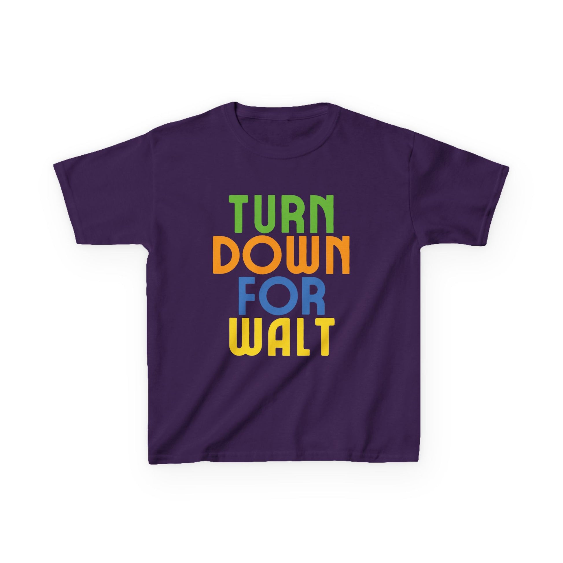 Turn Down For Walt KIDS SIZE Funny Park Shirt Disney Land Parks World Cruise Passholder DCP Family Vacation Matching Magic Unisex T-Shirt