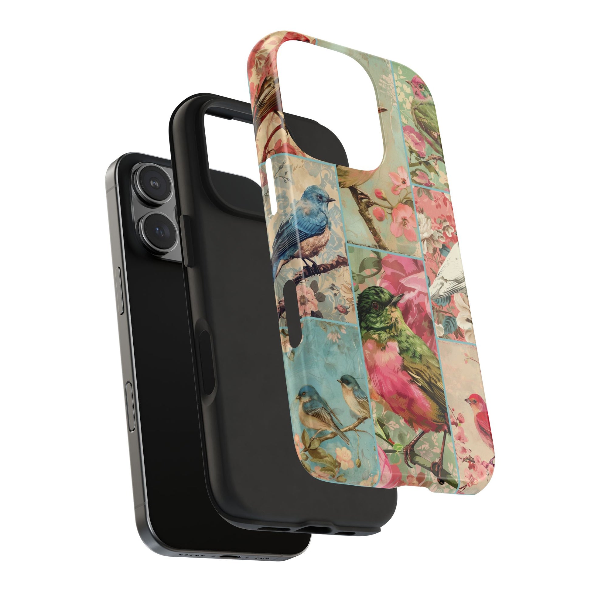 Vintage Birds & Florals Phone Case