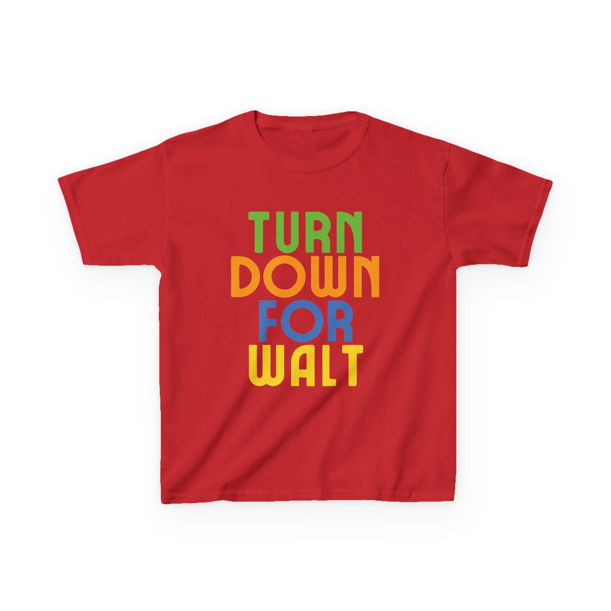 Turn Down For Walt KIDS SIZE Funny Park Shirt Disney Land Parks World Cruise Passholder DCP Family Vacation Matching Magic Unisex T-Shirt