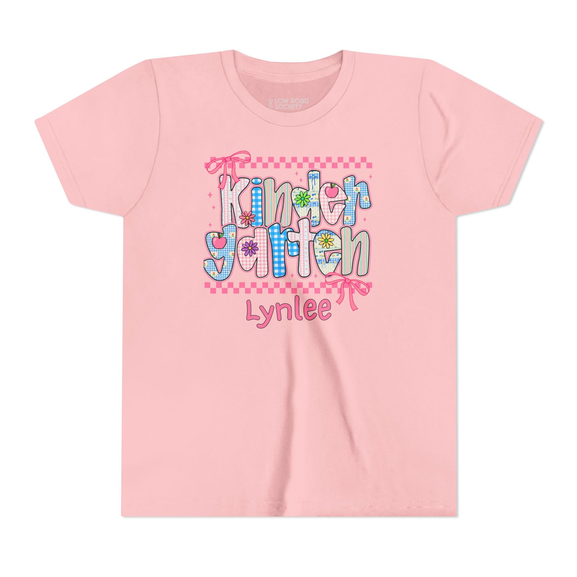 Kindergarten Personalized Back to School T-Shirt for Kids – Big Kids Size S-XL - Custom Name – First Day of School Shirt