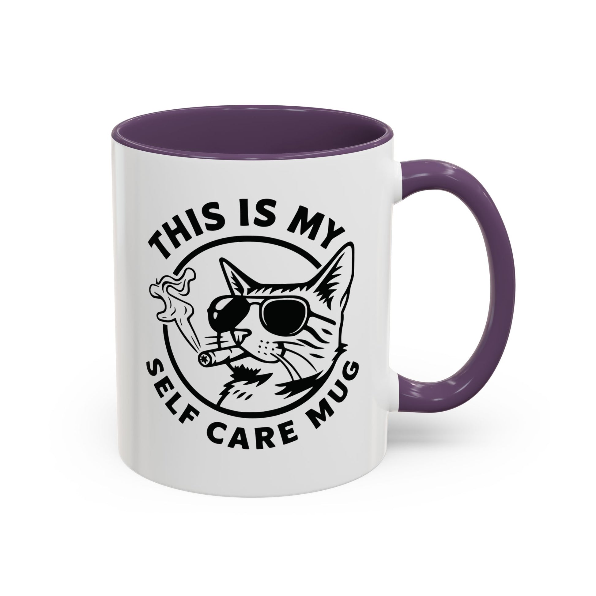 This Is My Self Care Mug — Sarcastic Cat Coffee Mug Ceramic Mug - 11oz & 15oz Coffee Cup