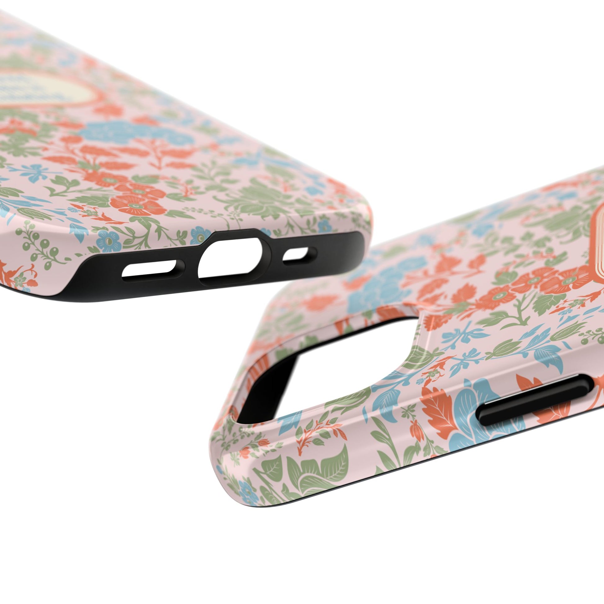 Funny Tough Phone Cases, Beautiful Blue Pink Green Floral Design with Snarky Quote, Unique Phone Cover, Gift for Friends, Snarky Accessory
