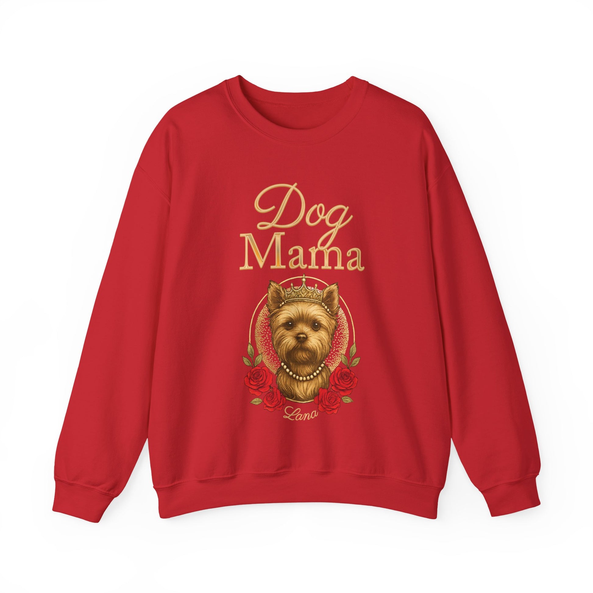 Custom Dog Mama Crewneck Sweatshirt